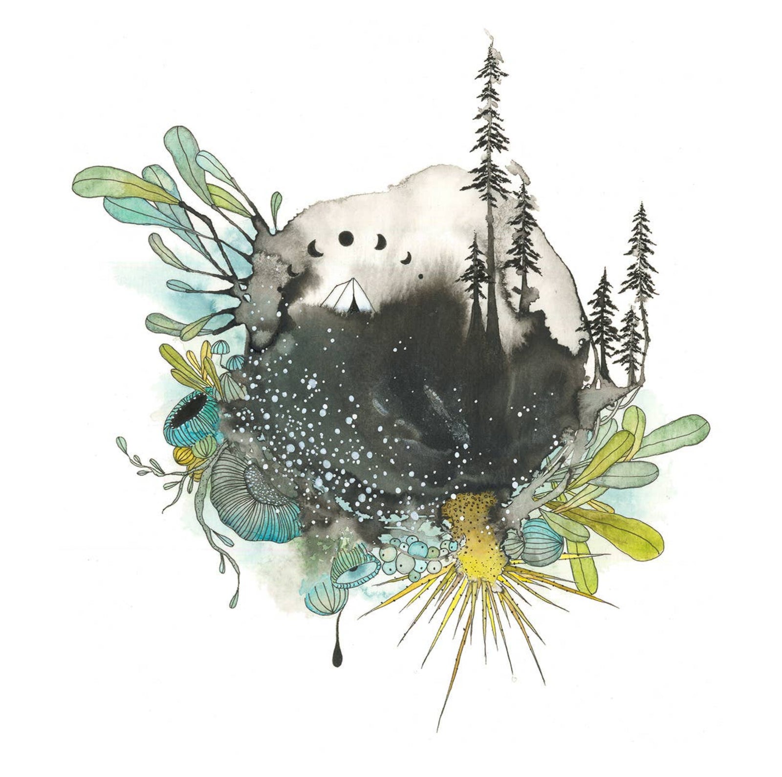 Live a little - Art Print