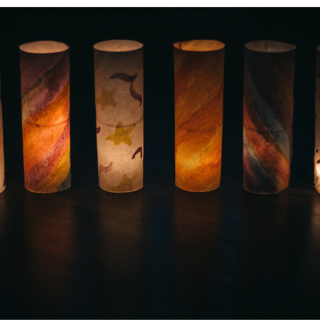 oct 12: rooted creative circle: autumn leaf and flower luminaries
