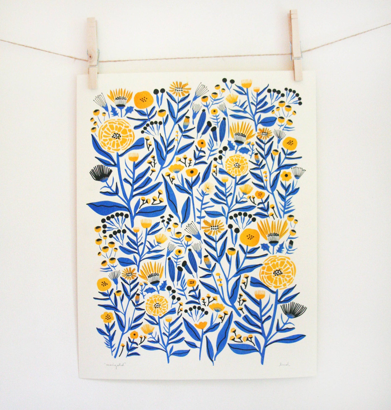 Marigold Print