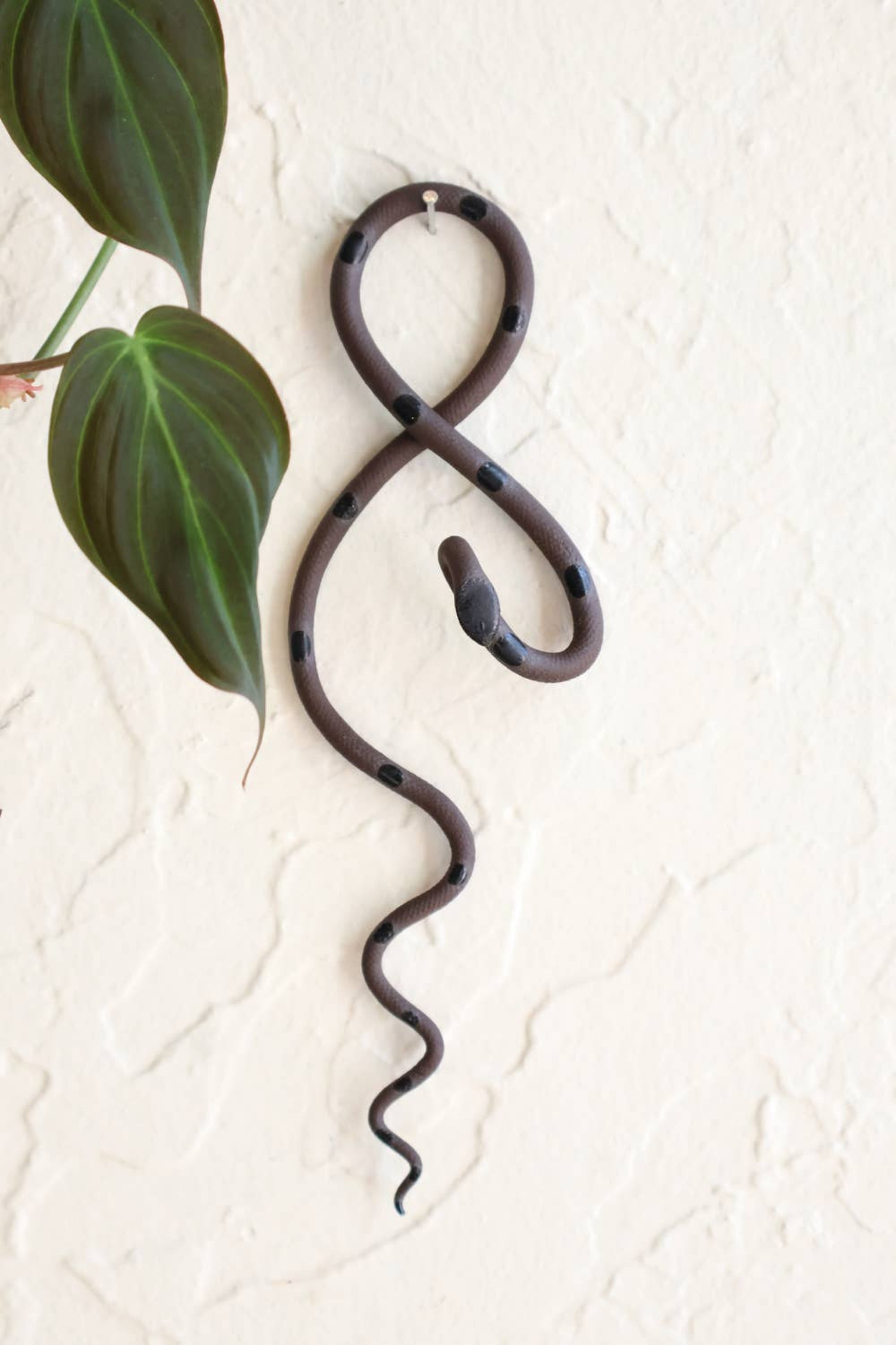 Mini Ceramic Wall Snake: Saul
