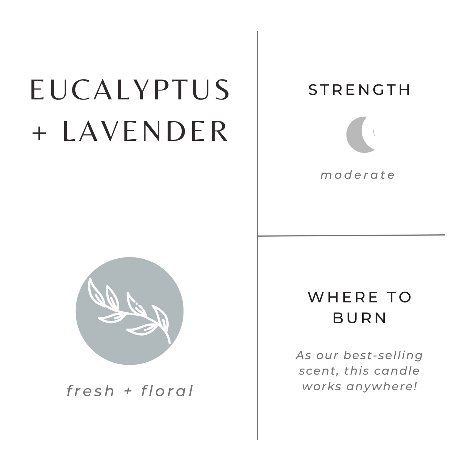 Eucalyptus + Lavender Mini Soy Candles - 2 oz
