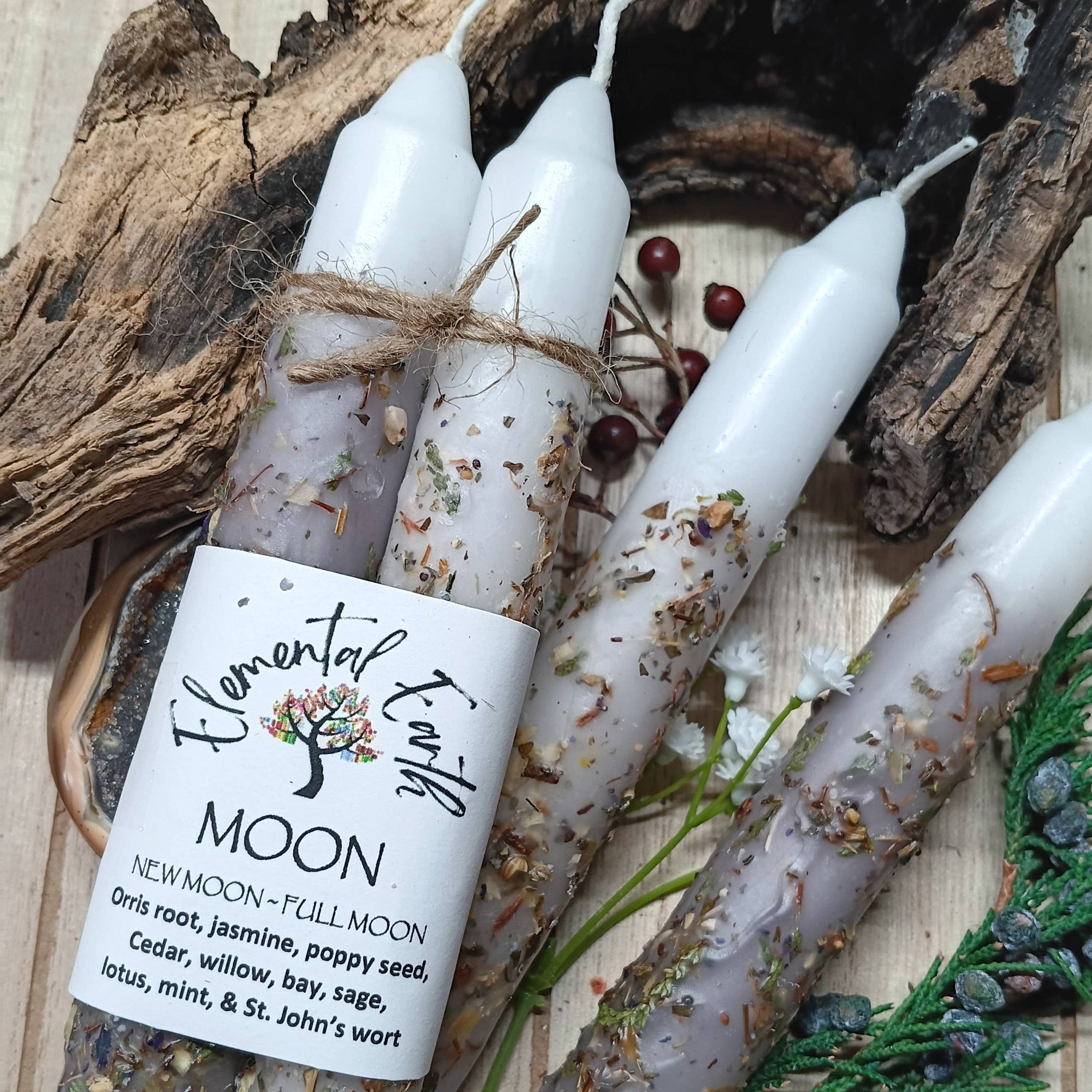 Moon Herbal Intention Candles