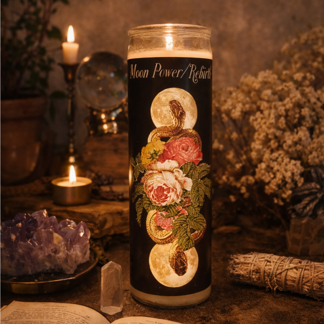 Moon Power/Rebirth Altar Candle
