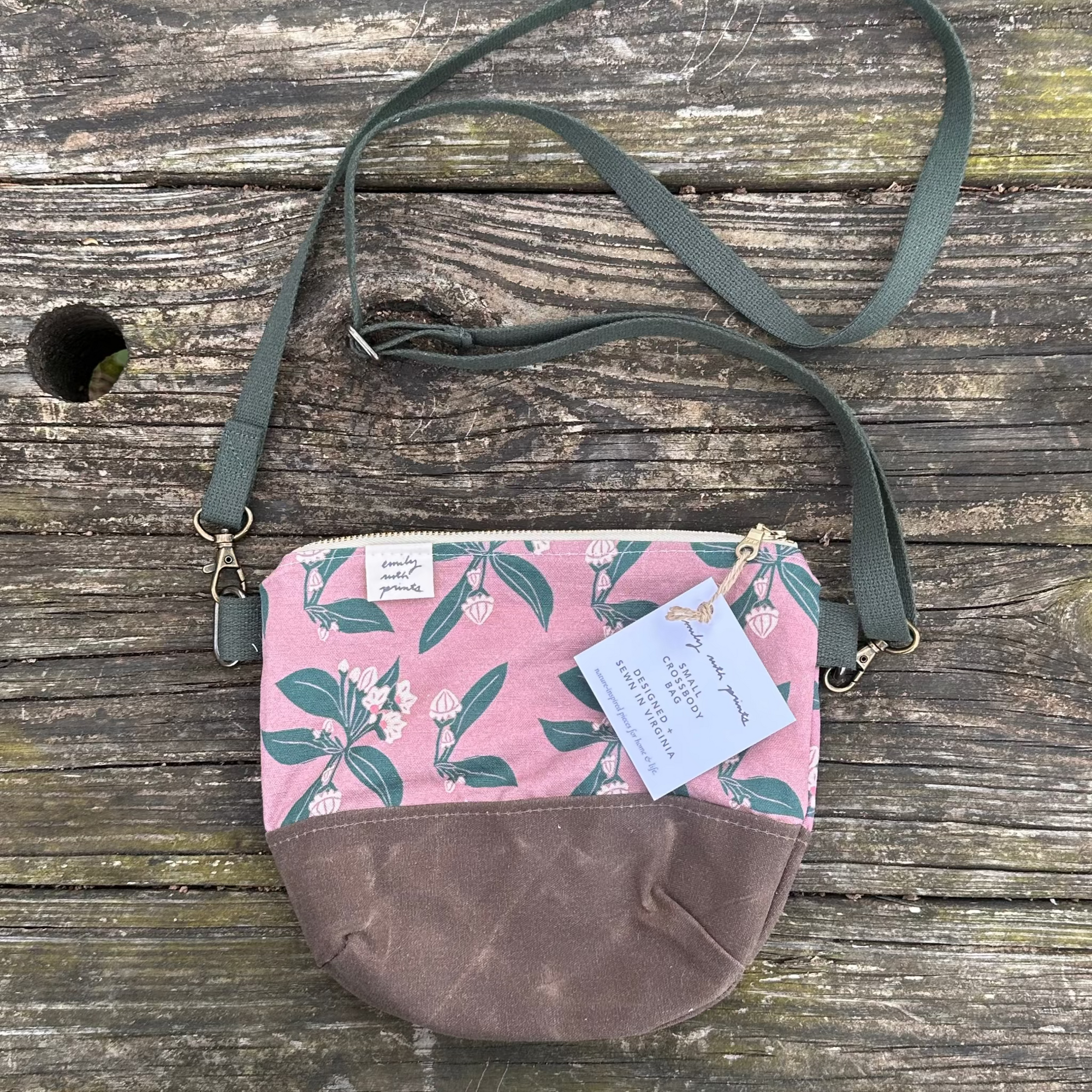 Mountain Laurel - Small Crossbody Bag