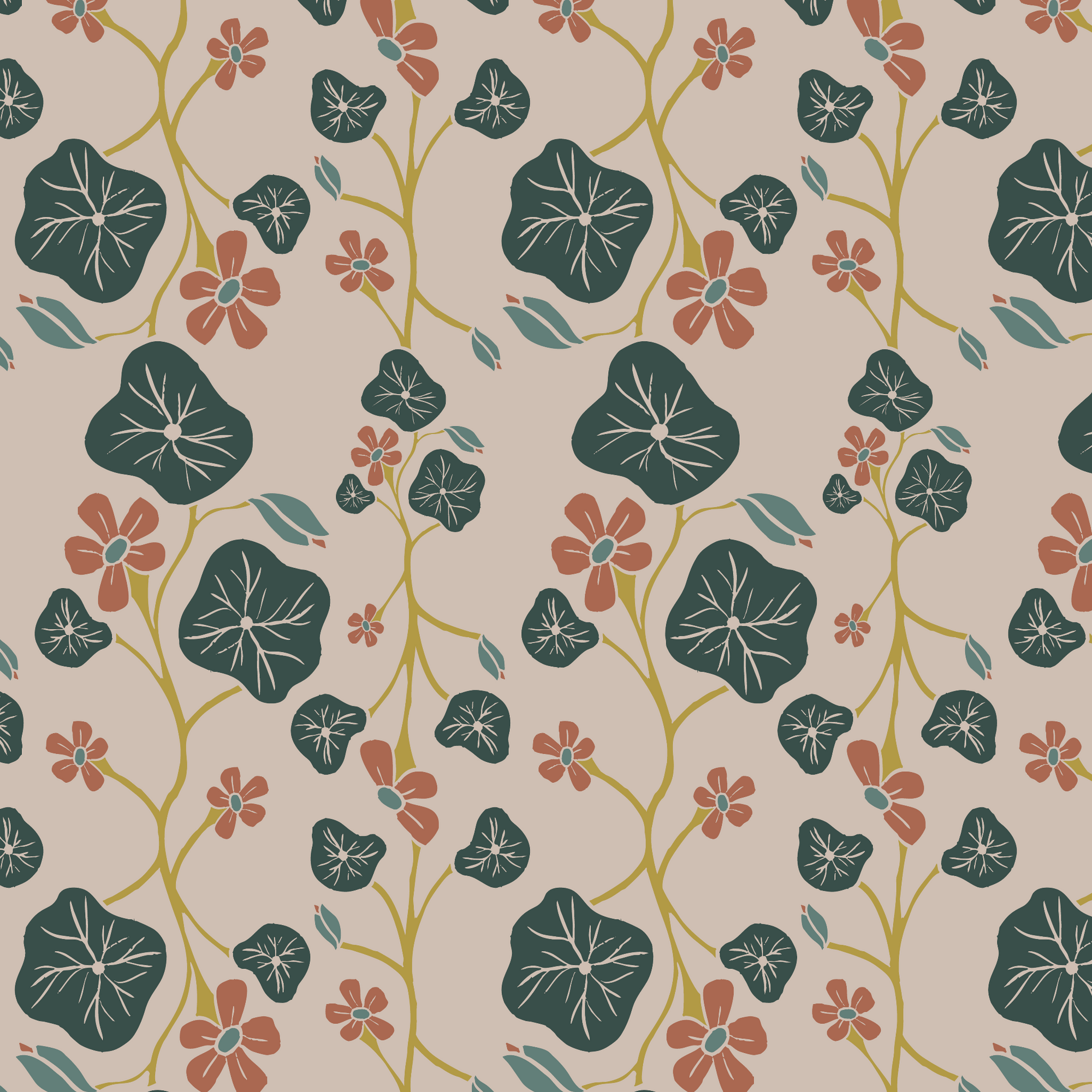Nasturtium Linen napkins