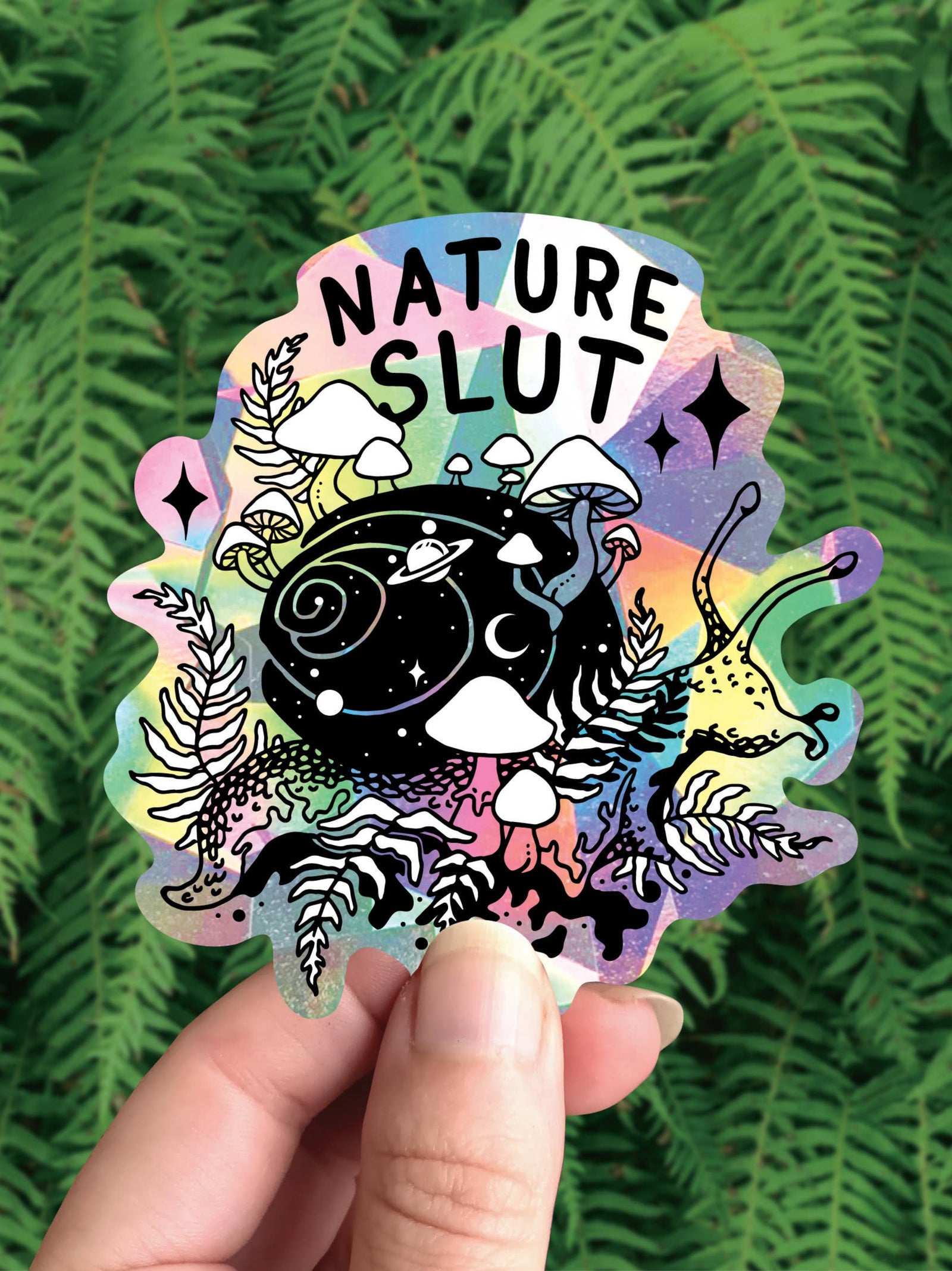 Nature Slut Rainbow Sticker