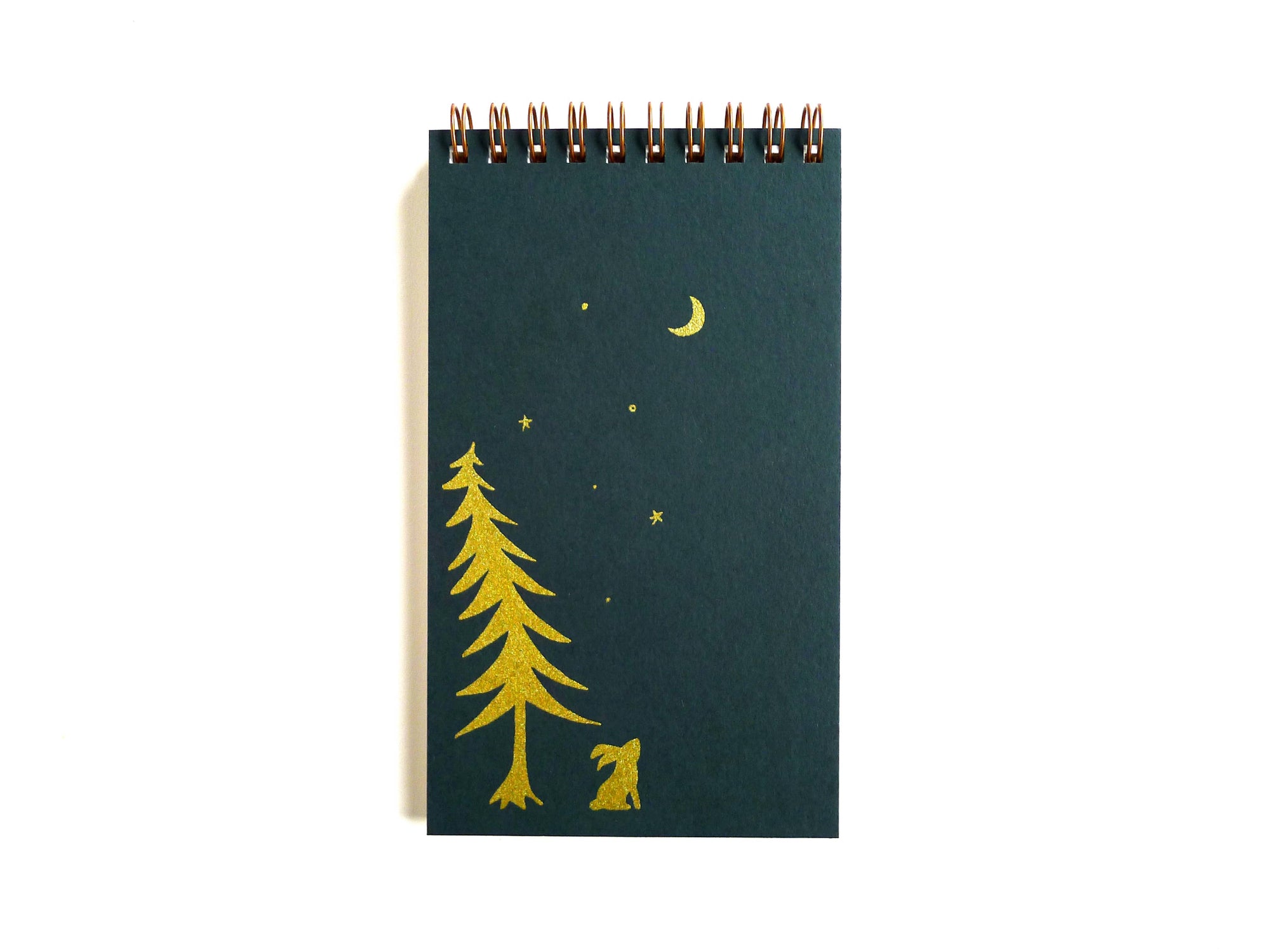 Night Bun Coil Notepad: Lined