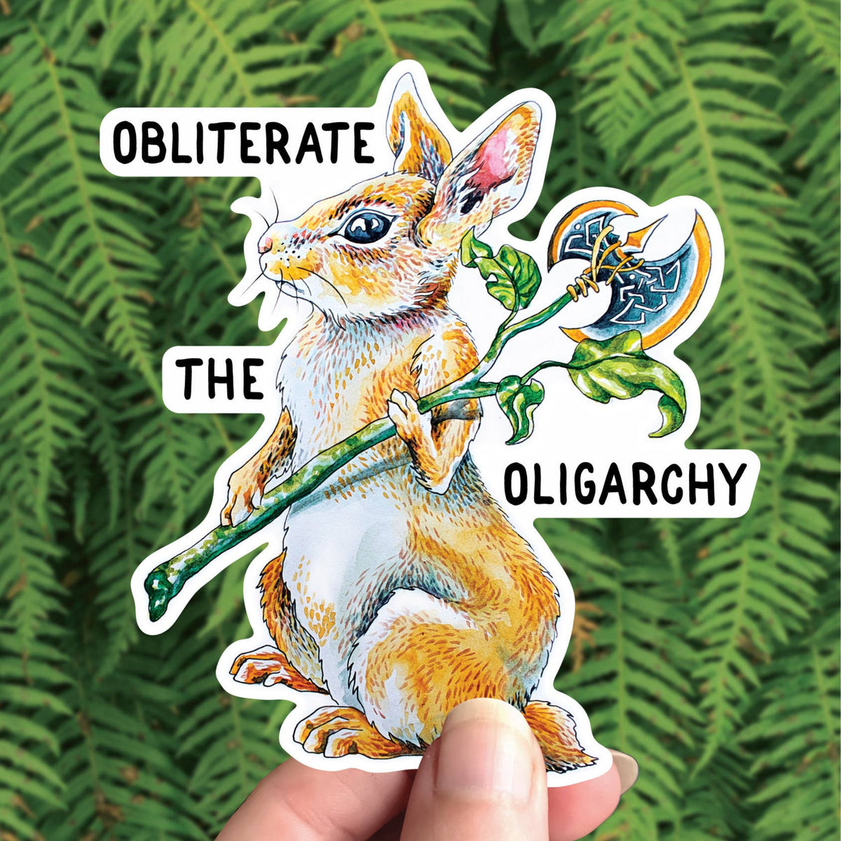 Obliterate the Oligarchy Vinyl Sticker