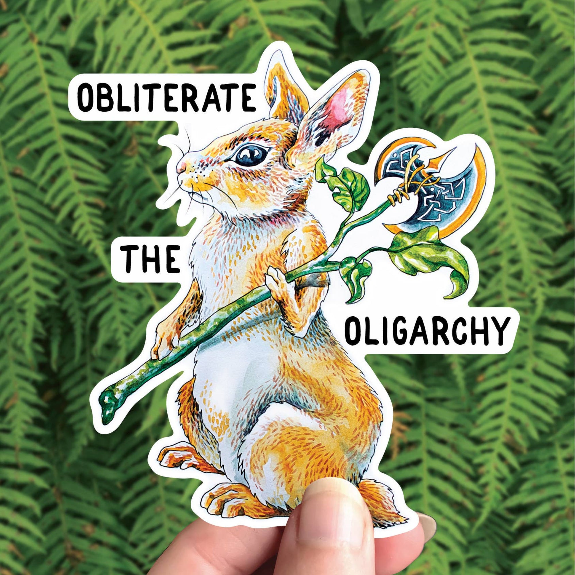 Obliterate the Oligarchy Vinyl Sticker