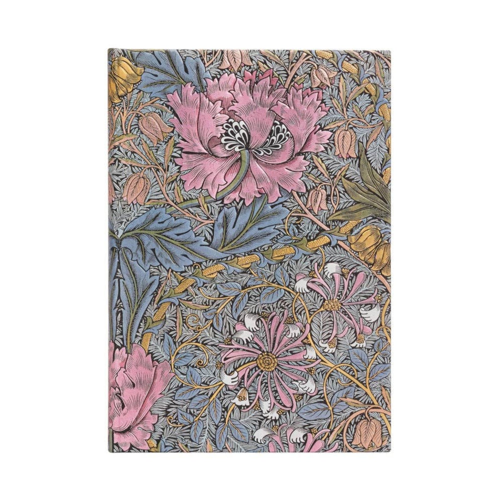 Paperblanks Morris Pink Honeysuckle Hardcover Journal: Midi / Unlined