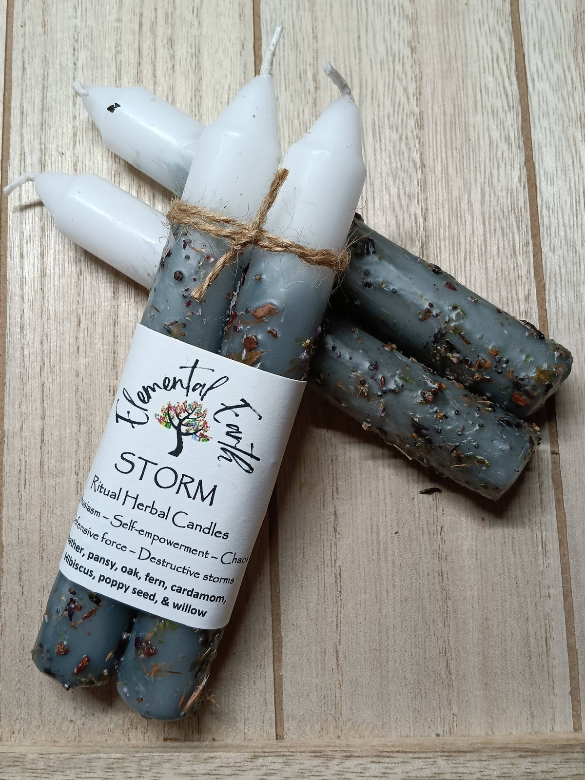 Storm Herbal 6 inch candle