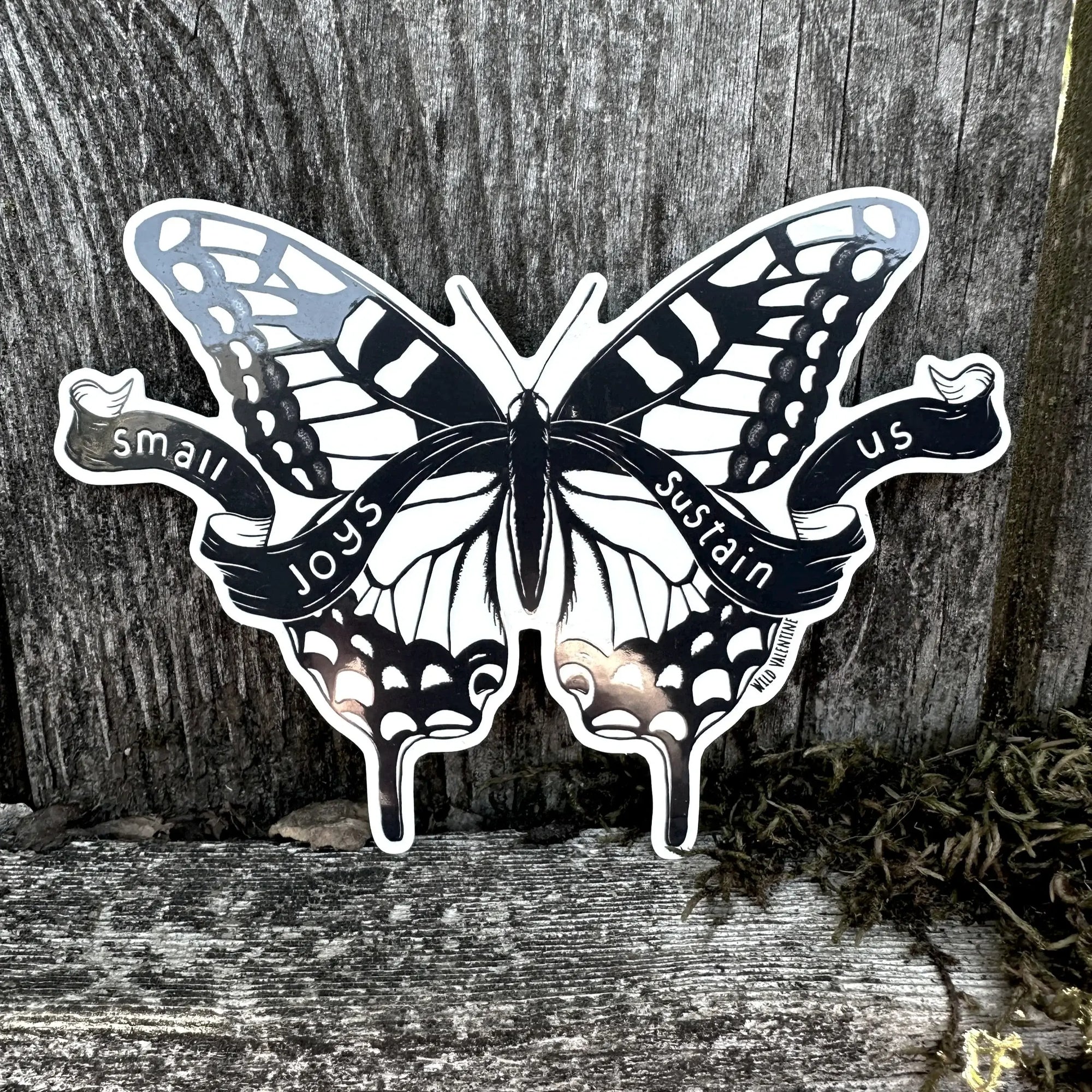 Swallowtail Butterfly Vinyl Sticker
