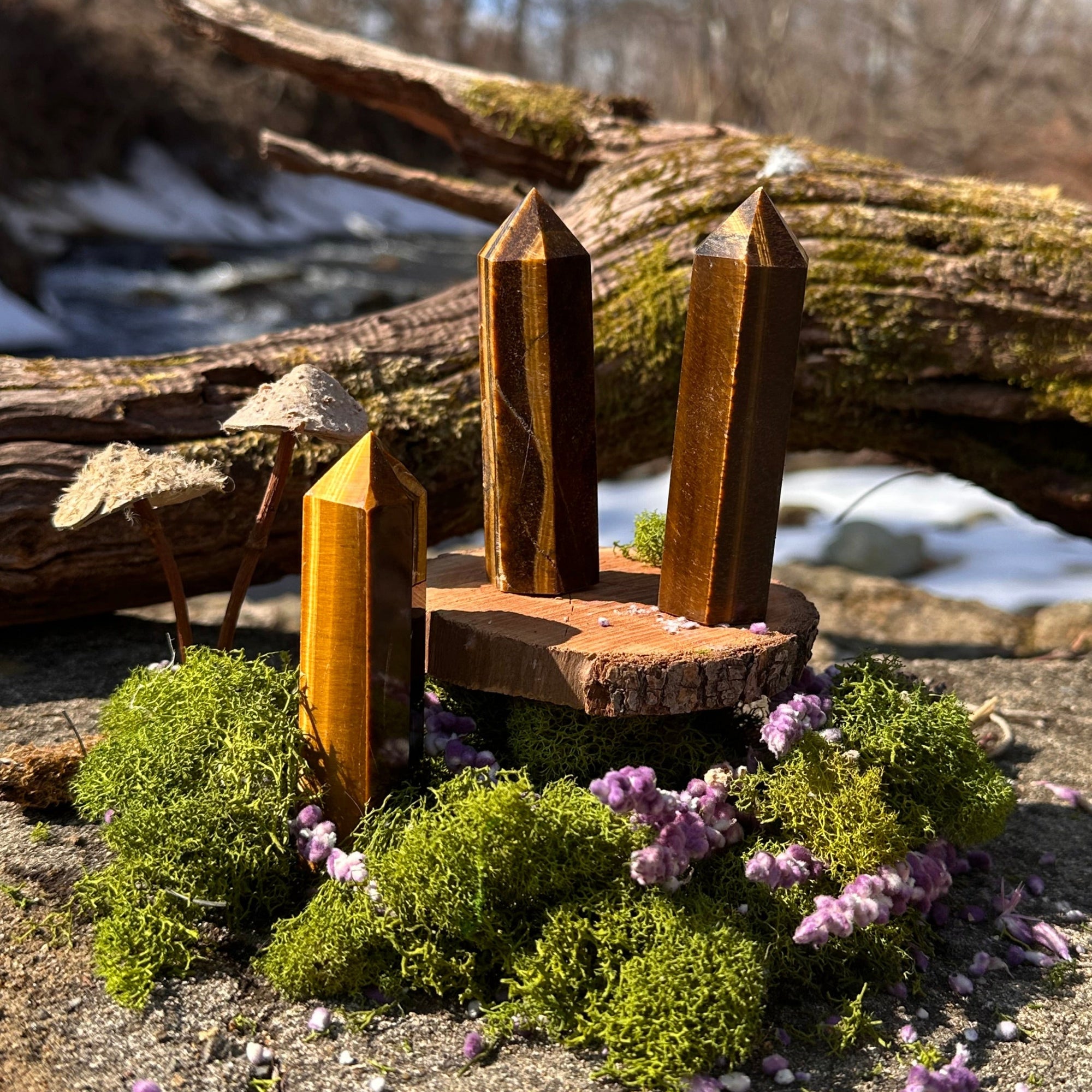 Tiger Eye Crystal Point
