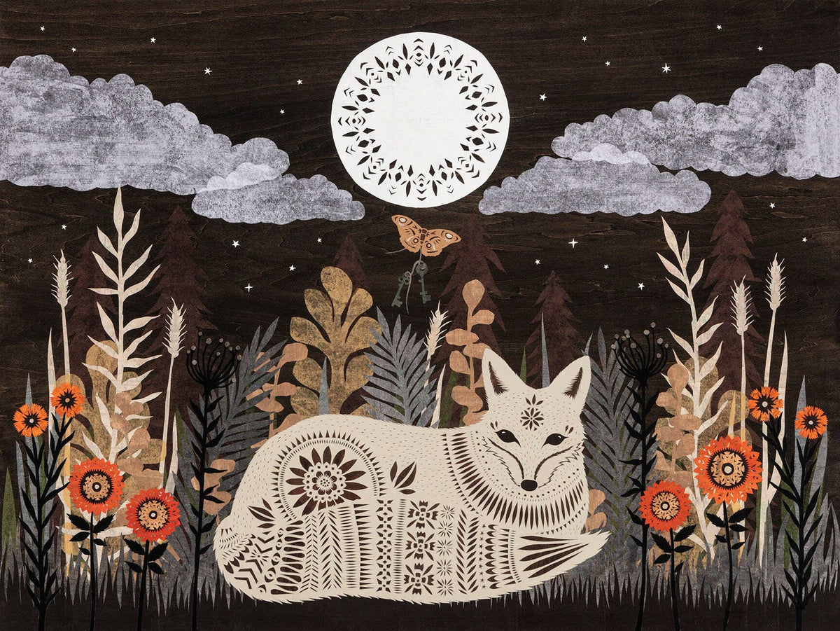 Travel Light 11&quot; x 14&quot; Cut Paper Art Print