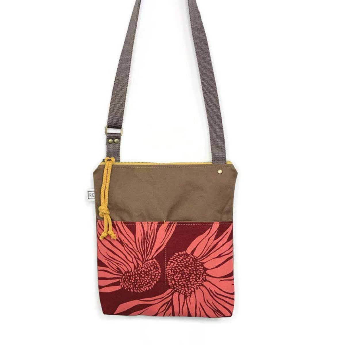 Weekdayer Crossbody Bag: Coneflower Floral Sangria