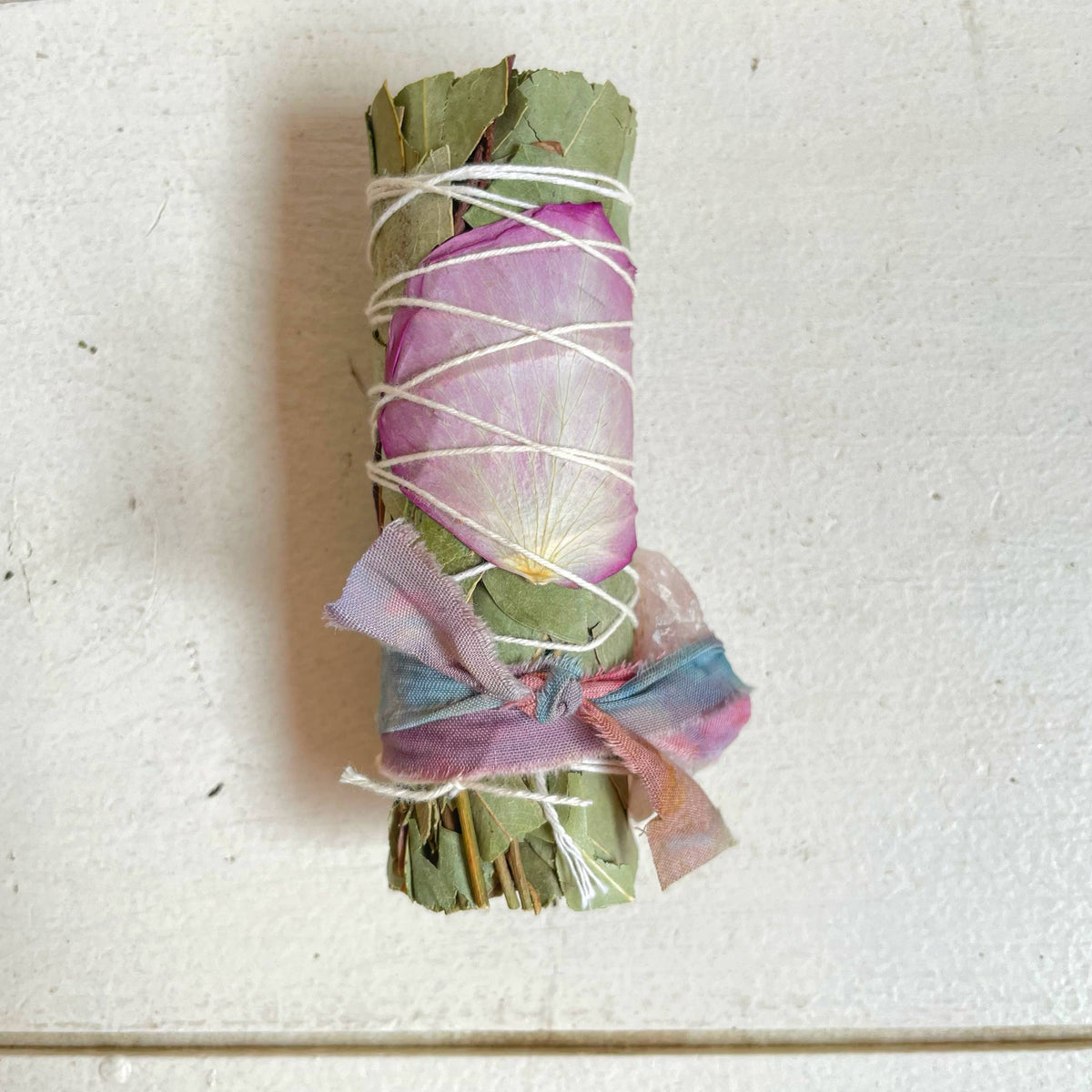 daydream small eucalyptus and rose quartz bundle