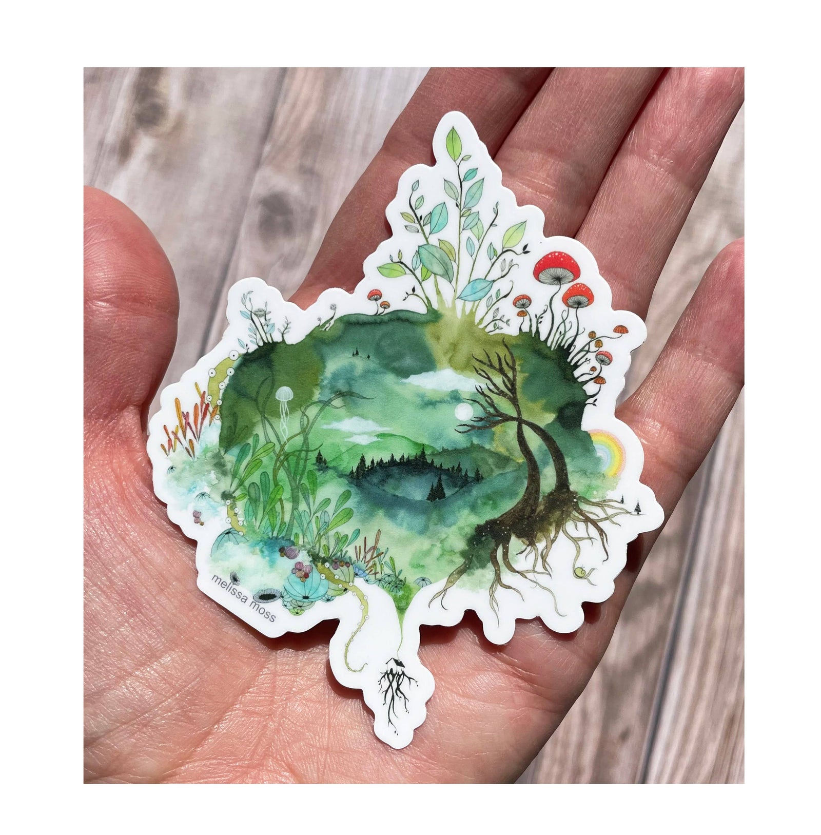 The World Awaits - Sticker