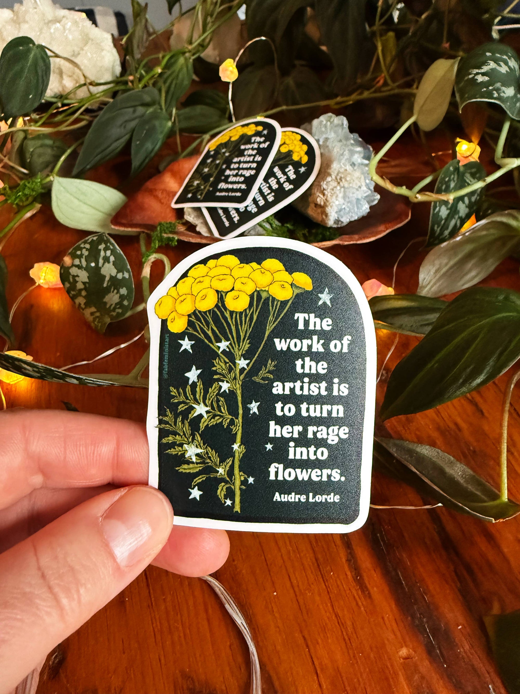 Audre Lorde Sticker, the work of the artist