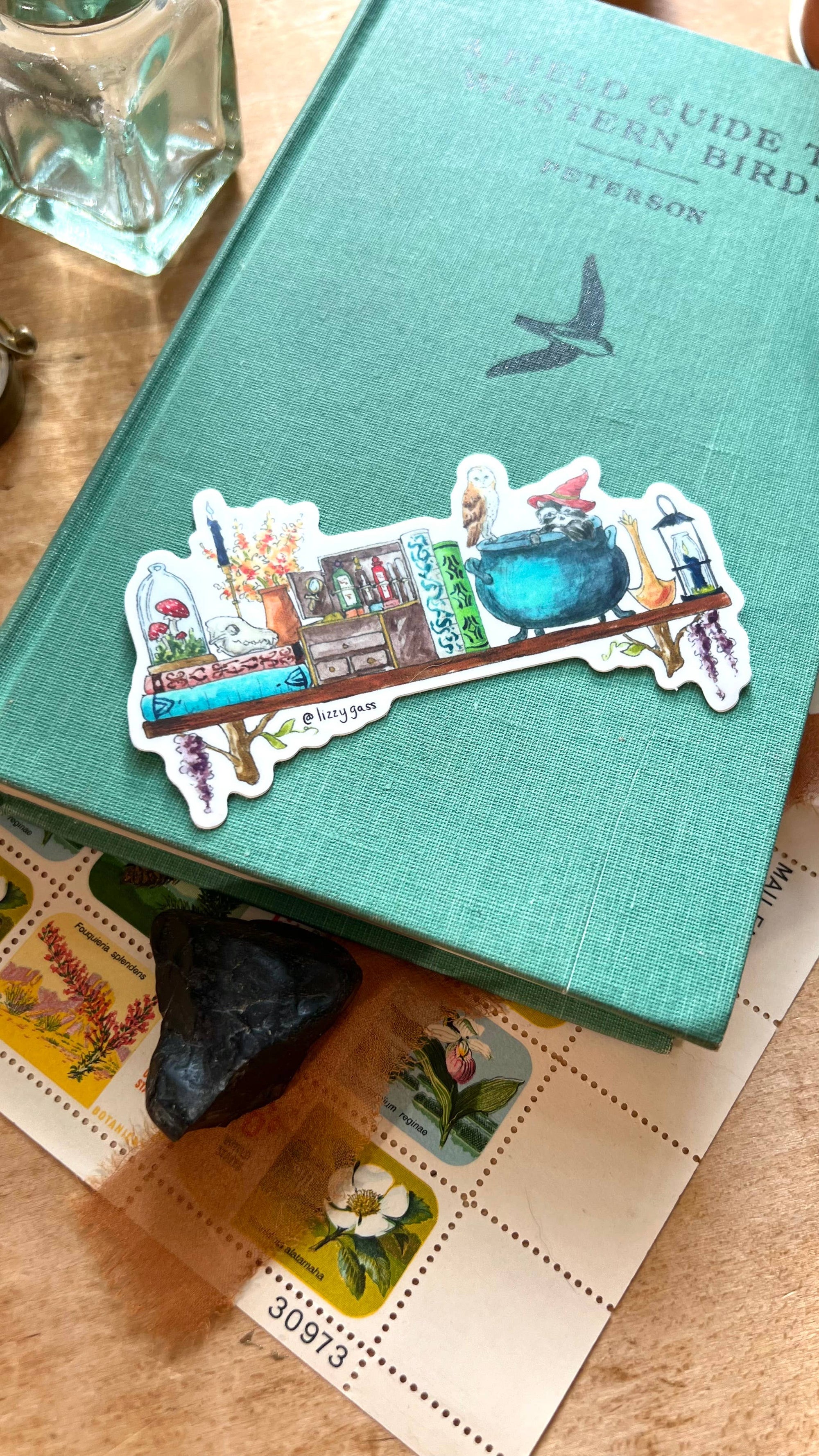 The Forest Witch's Shelf Sticker