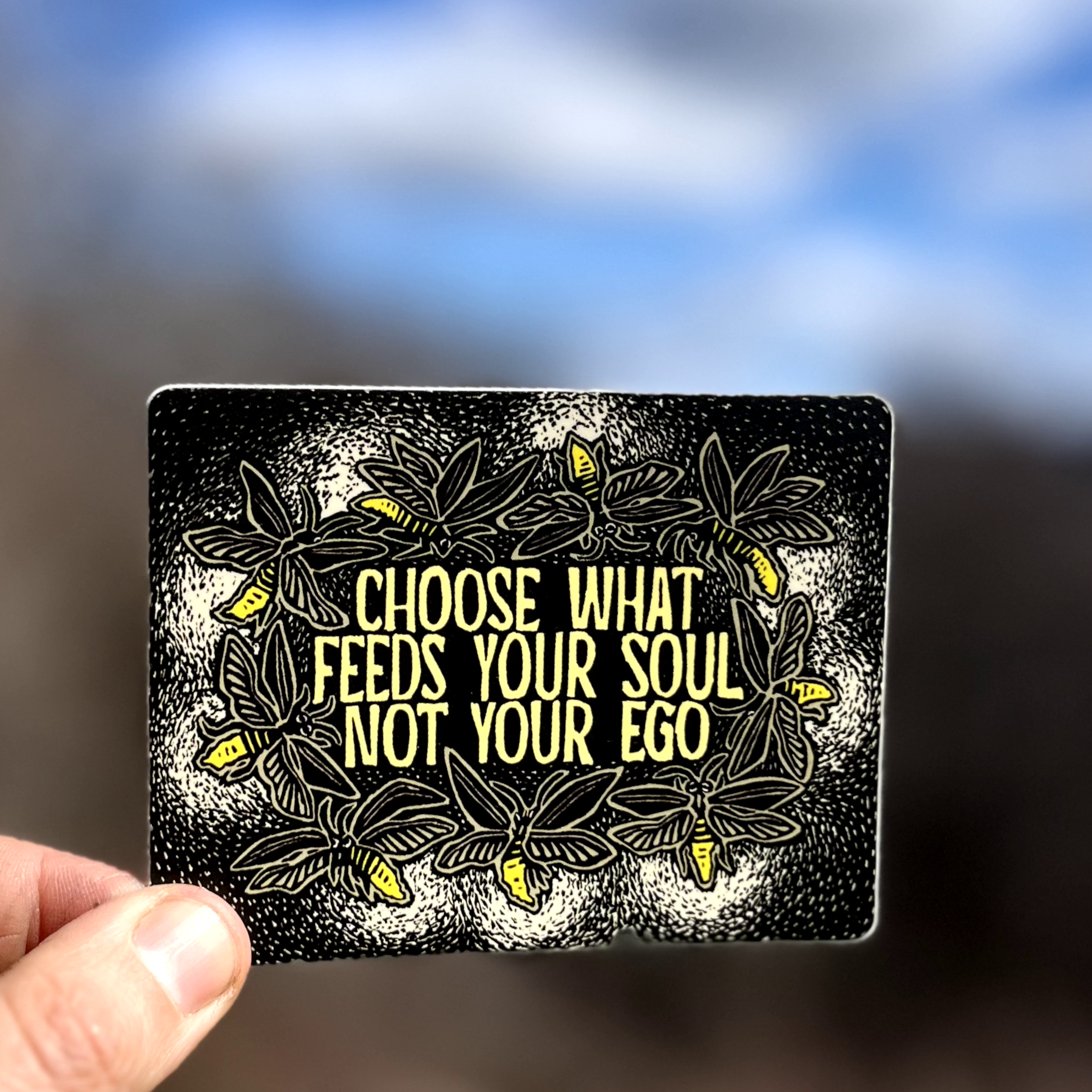 Choose What Feeds Your Soul Vinyl Sticker