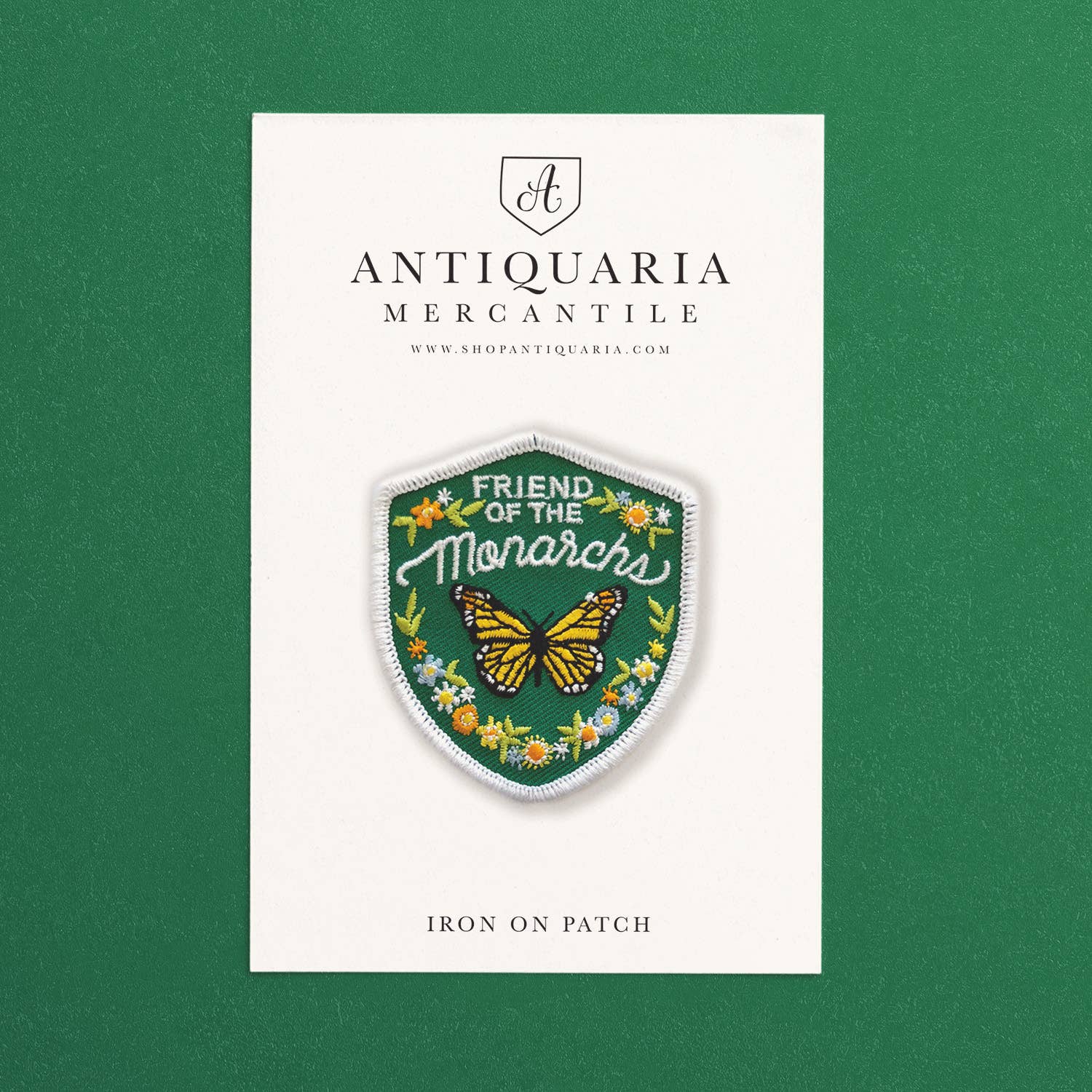 Friend of the Monarch Embroidered Patch