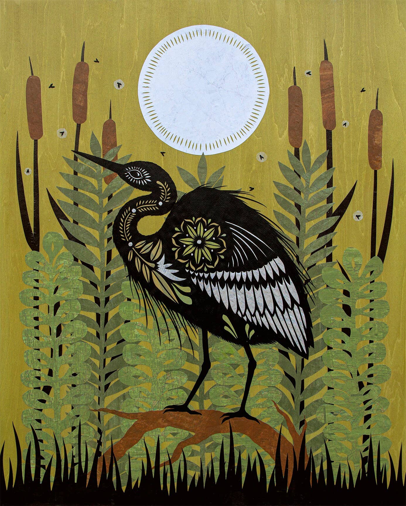 Quiet Jubilation Cut Paper Art Print