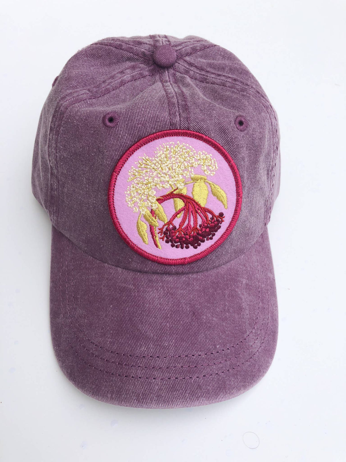 Elderberry Cotton Native Plant Patch Hat