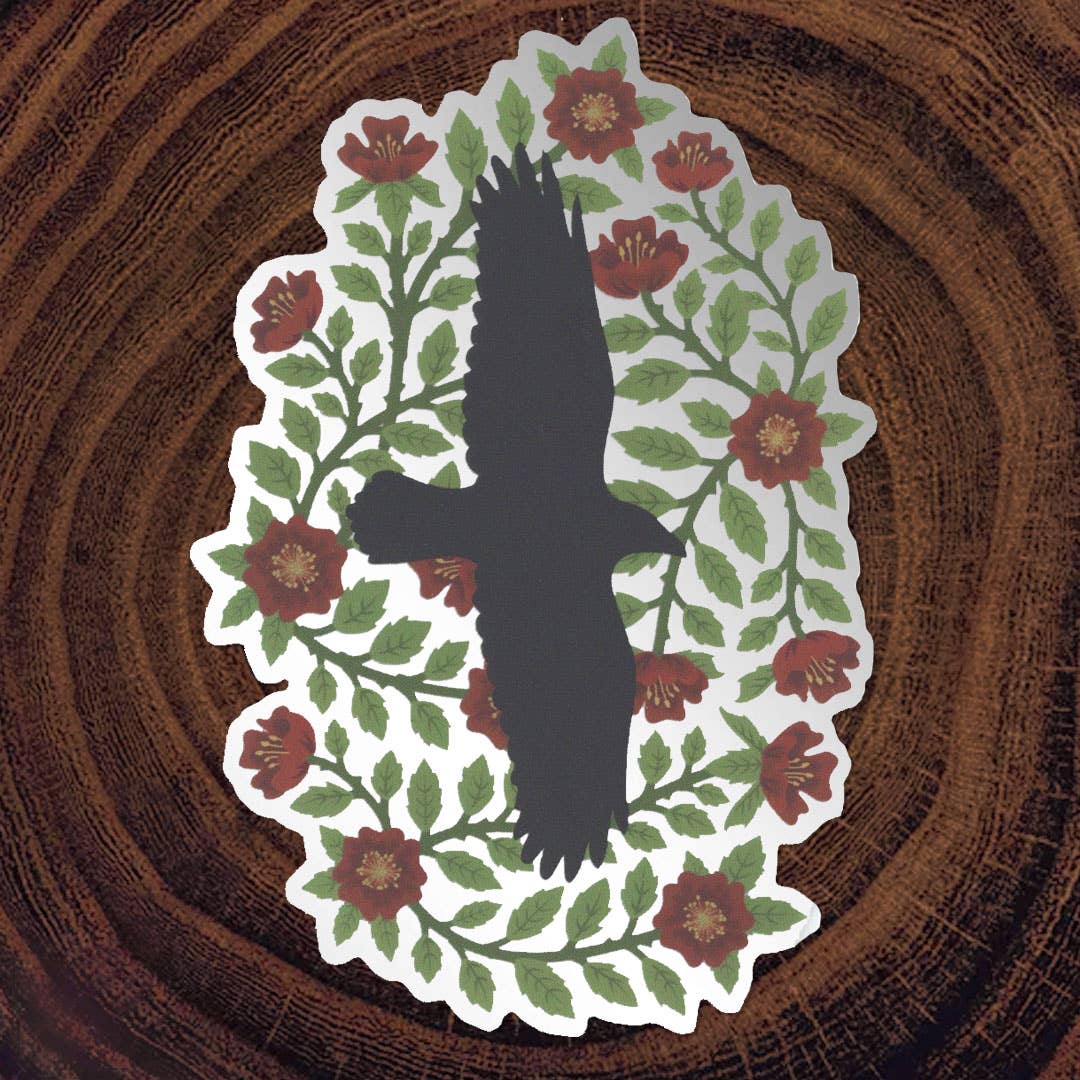 Raven &amp; Rose Matte Mirror PVC-Free Sticker