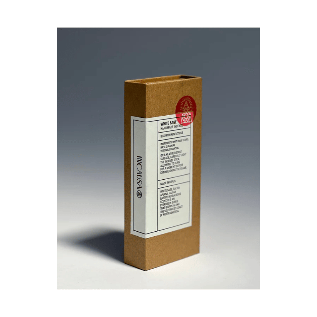 Breu Resin Incense Blends (9 count): White Sage