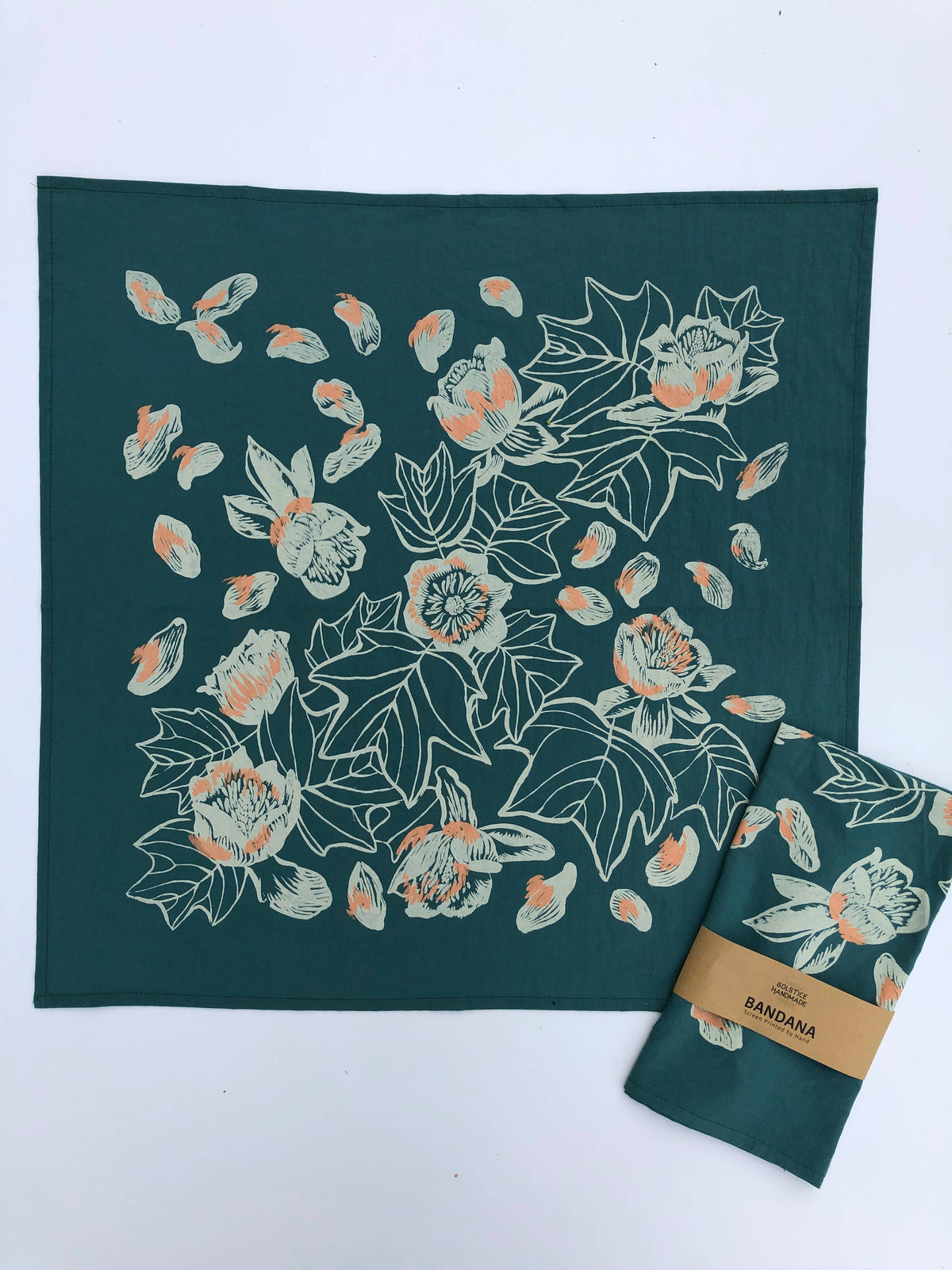 Tulip Poplar Bandana Jade