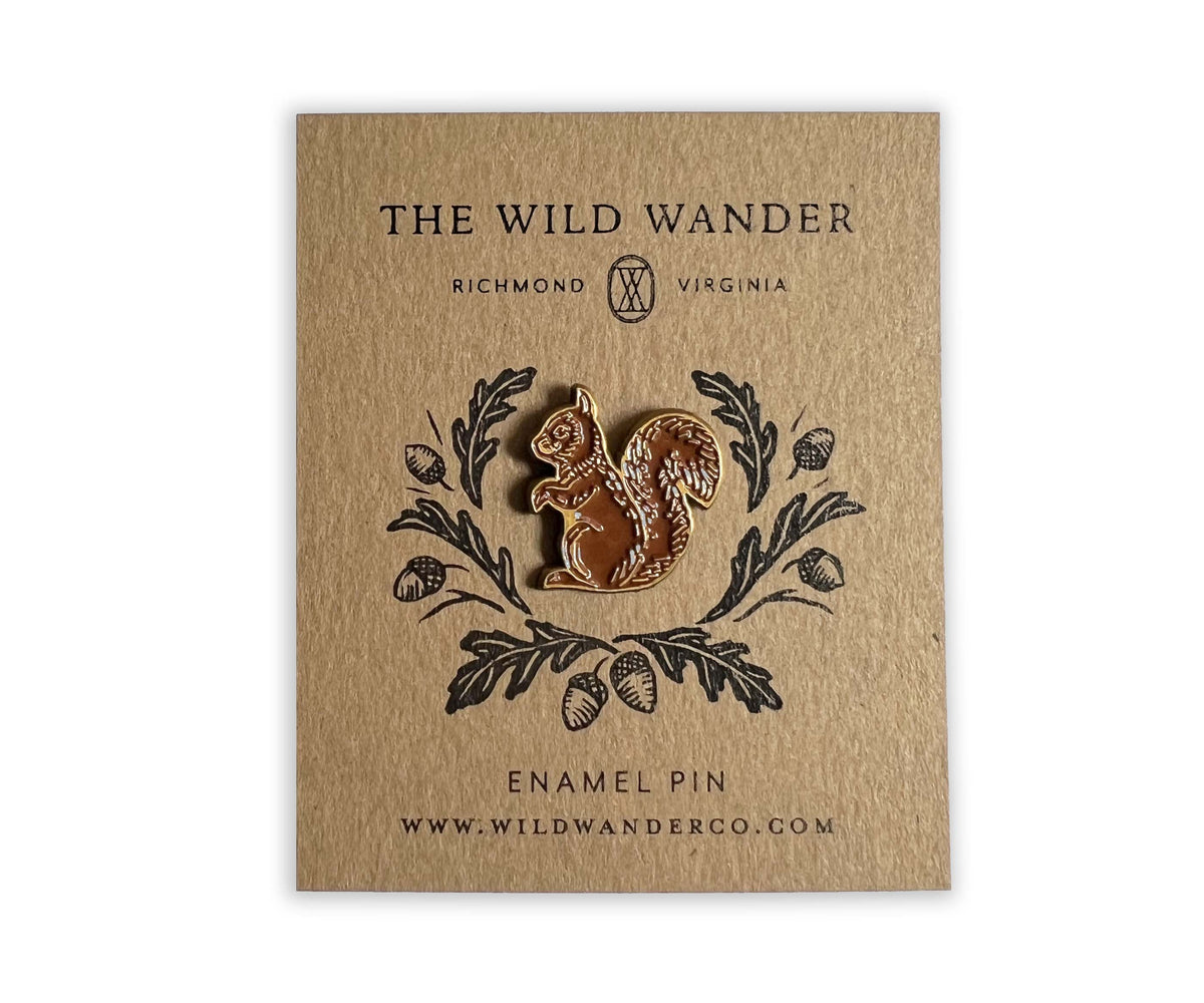 Squirrel Enamel Pin