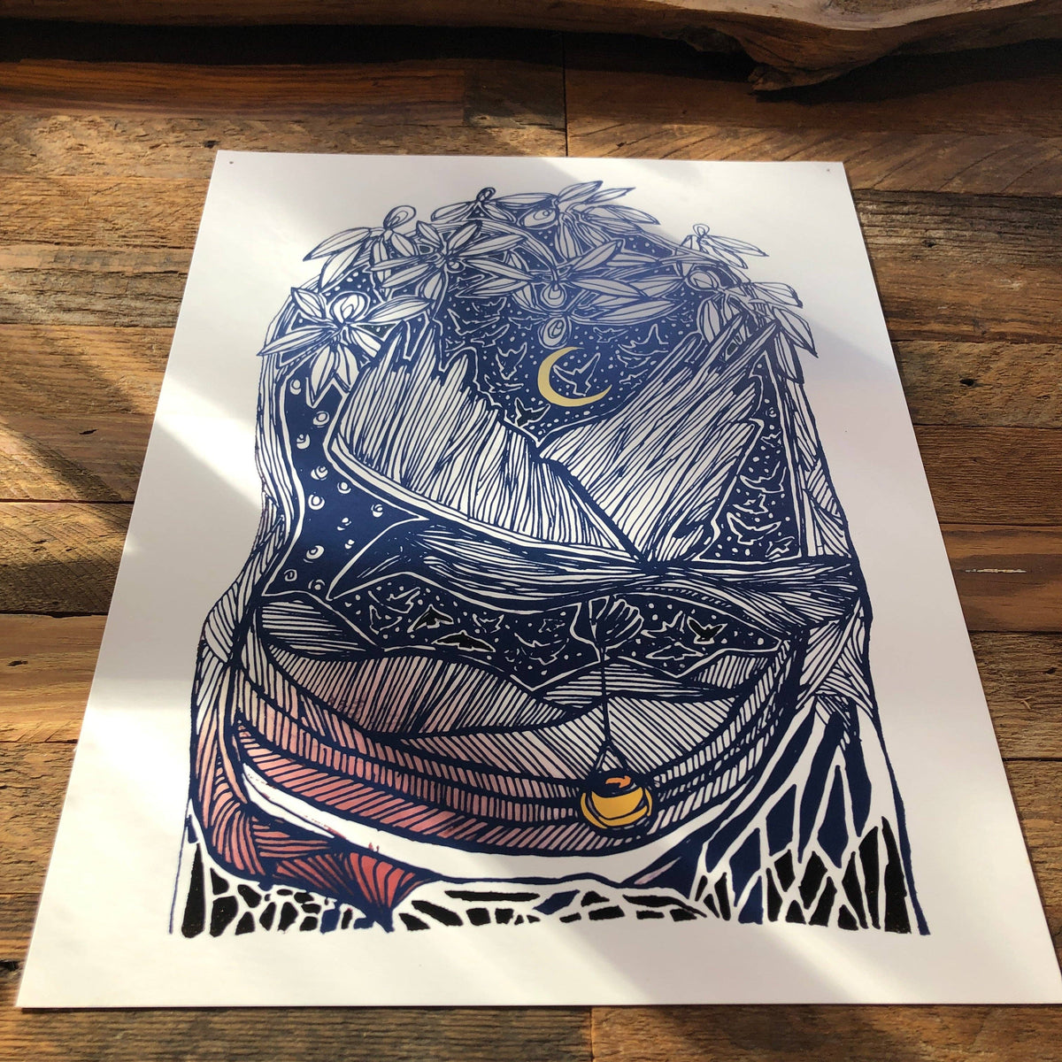 Raven Moon: 8x10&quot;