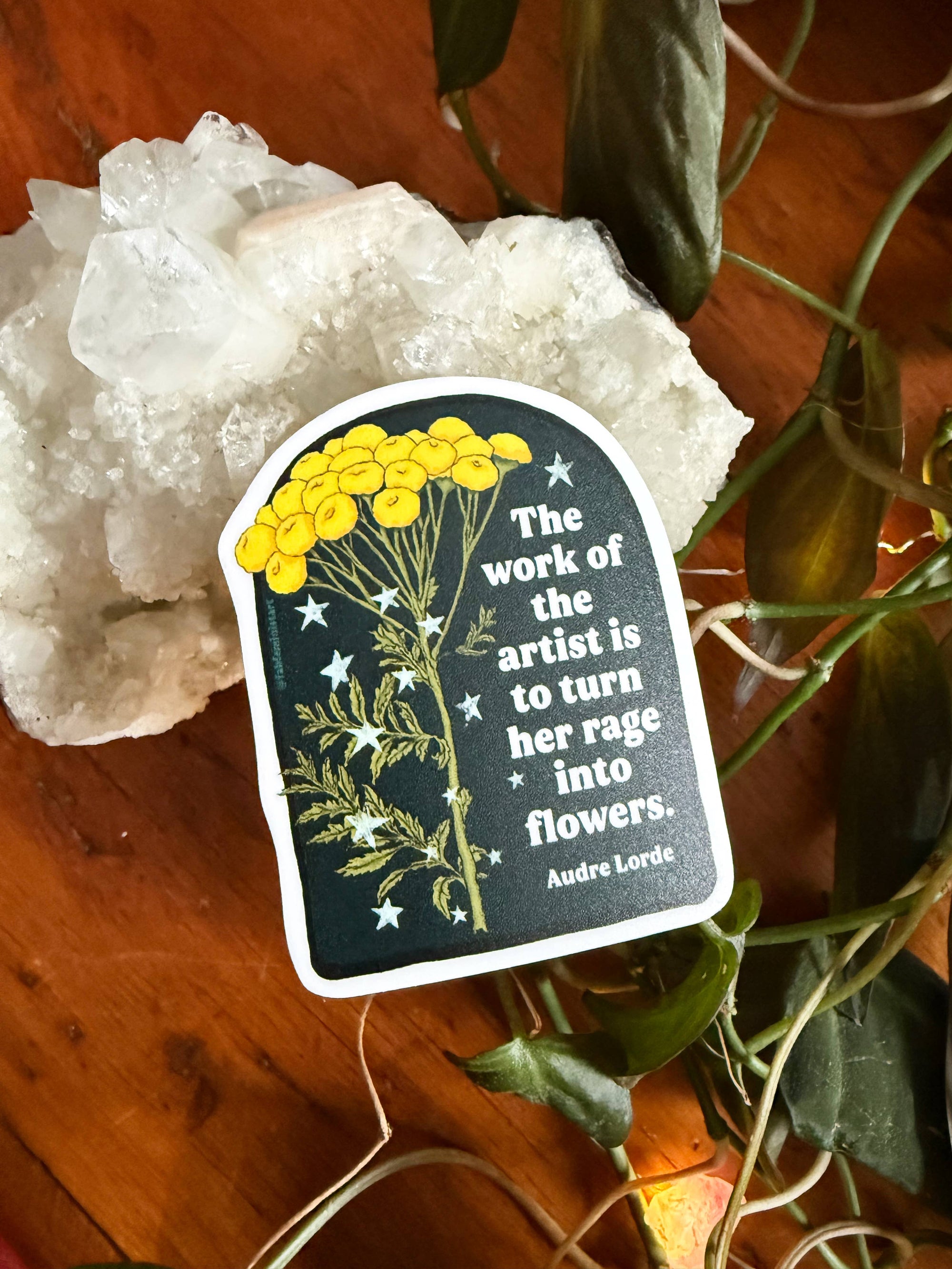 Audre Lorde Sticker, the work of the artist