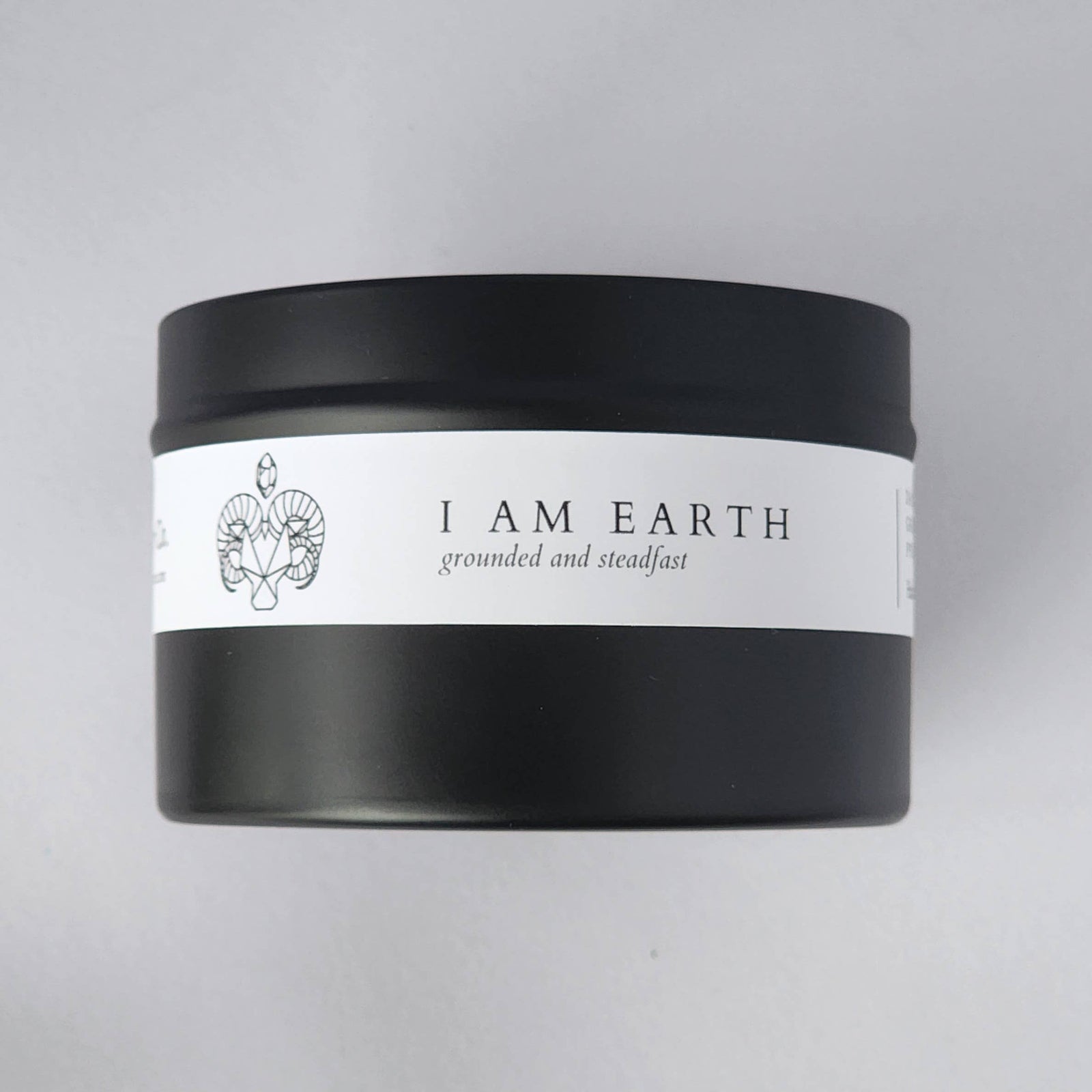 I AM EARTH (grounded and steadfast) • 8oz Soy Crystal Candle