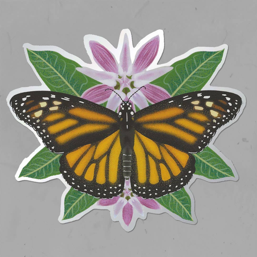 Monarch Matte Mirror PVC-Free Sticker