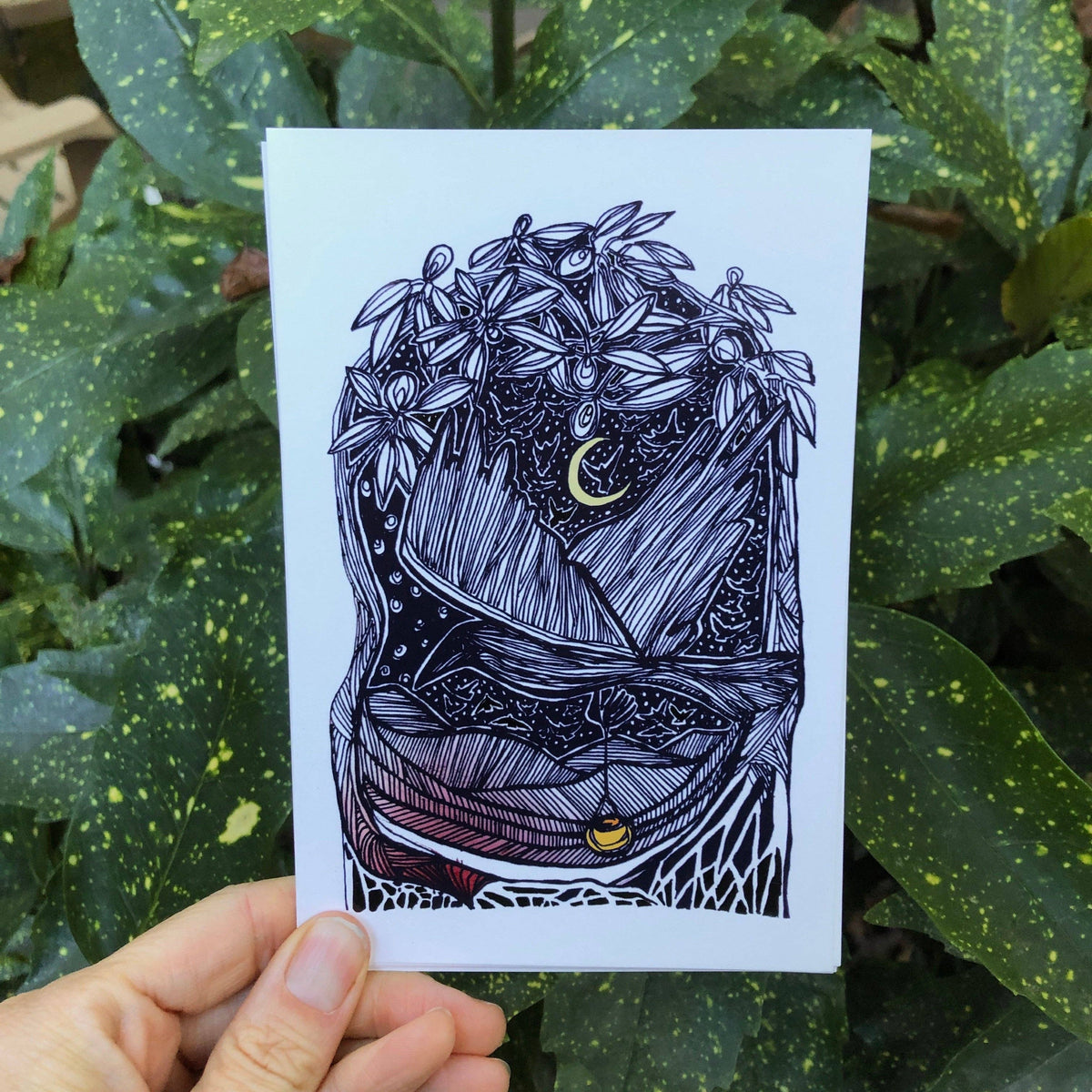 Raven Moon: 8x10&quot;