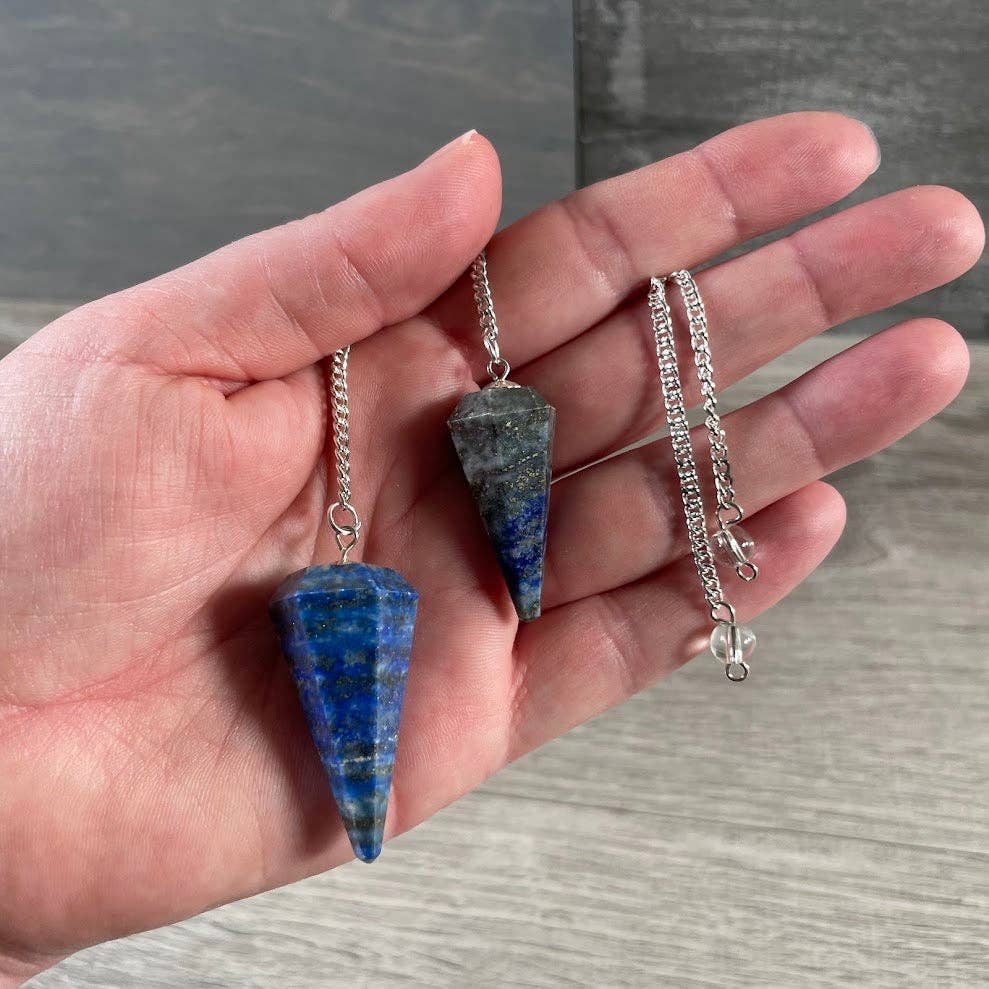 Lapis Lazuli Gemstone Pendulum