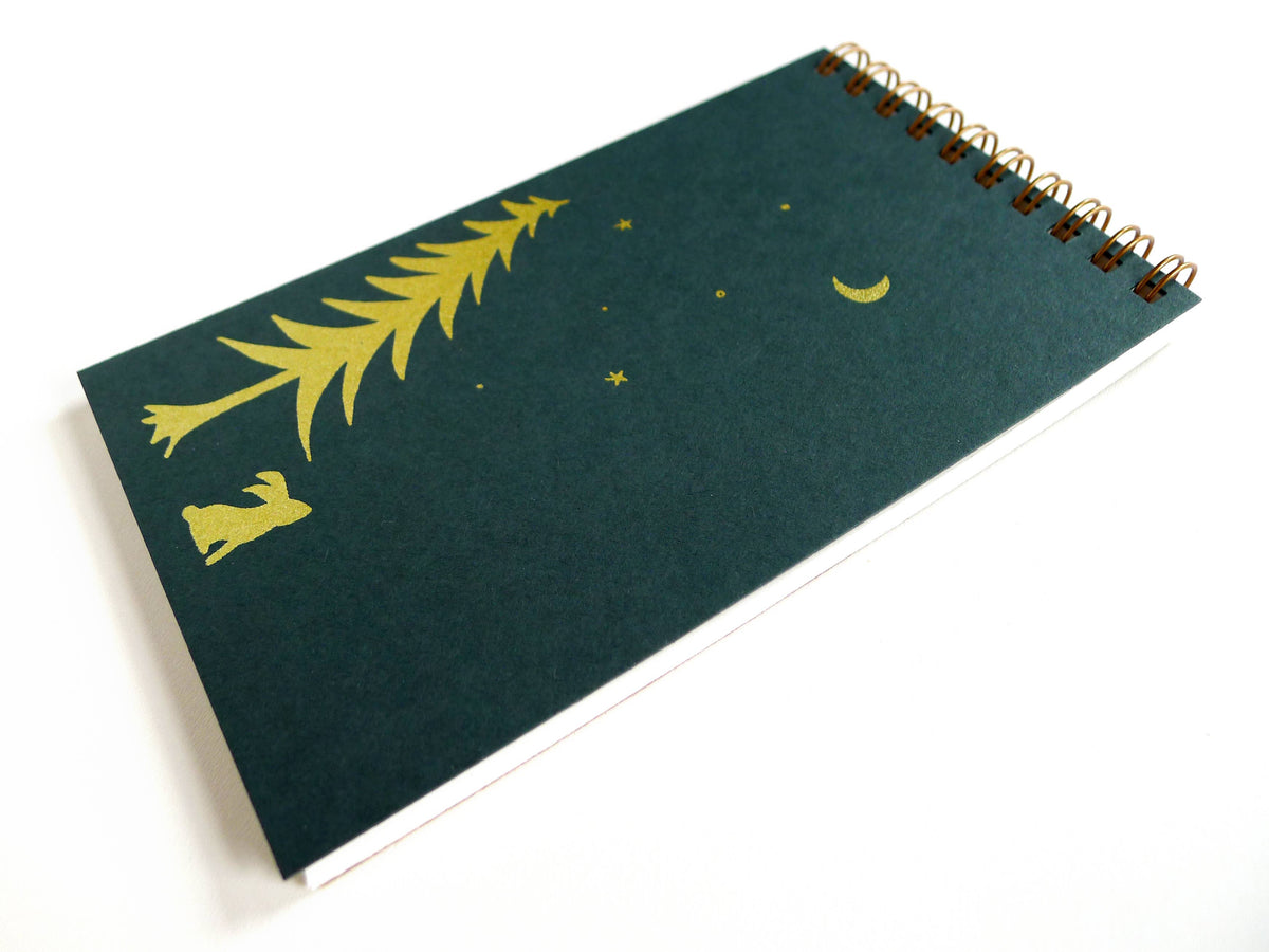 Night Bun Coil Notepad: Lined