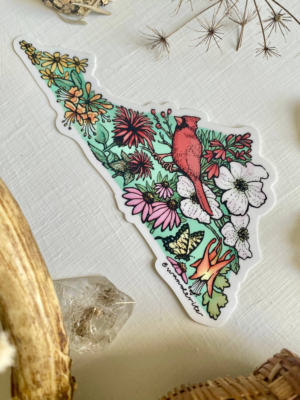 Virginia Native Plants Sticker