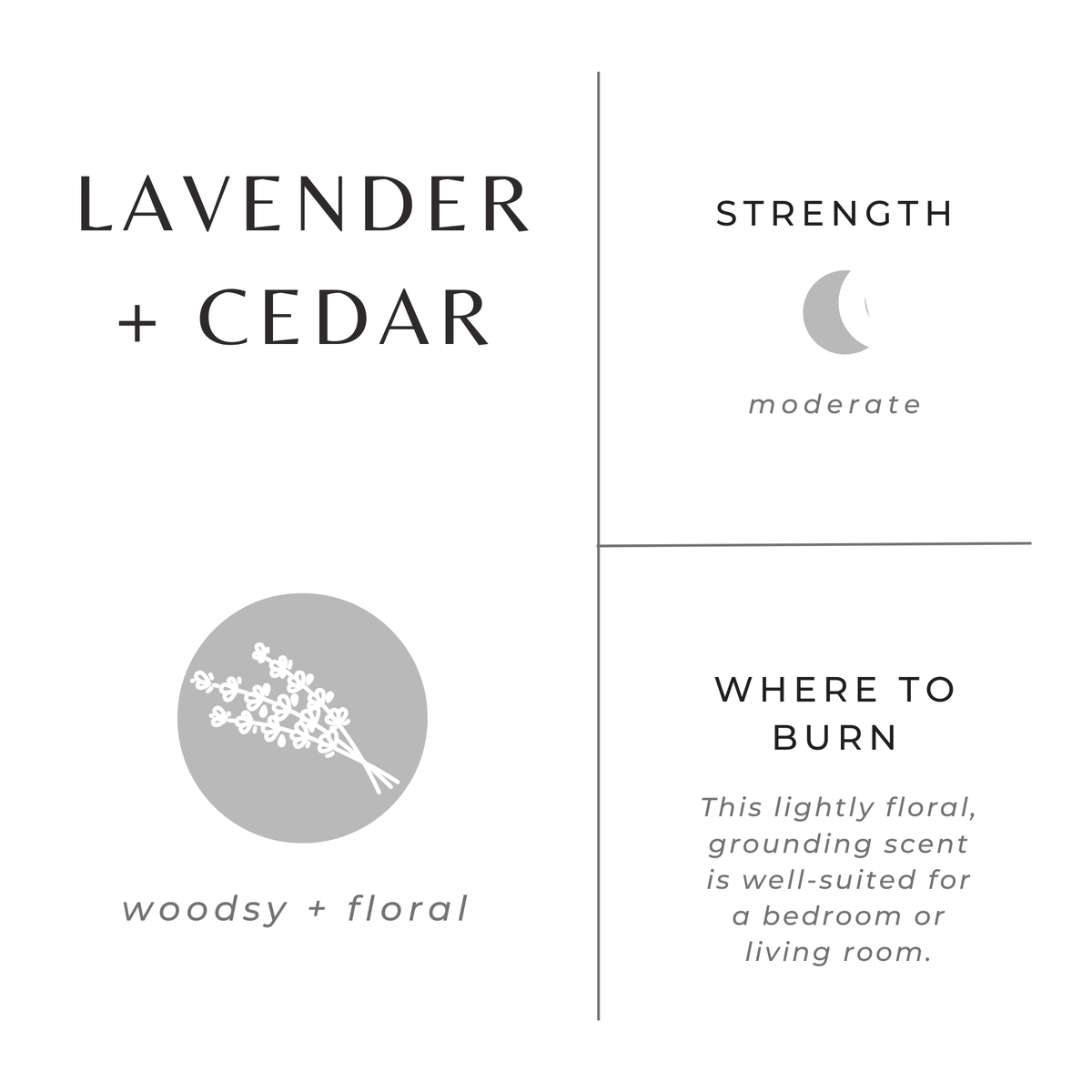 Lavender + Cedar |  Travel Tin Candles 6 oz