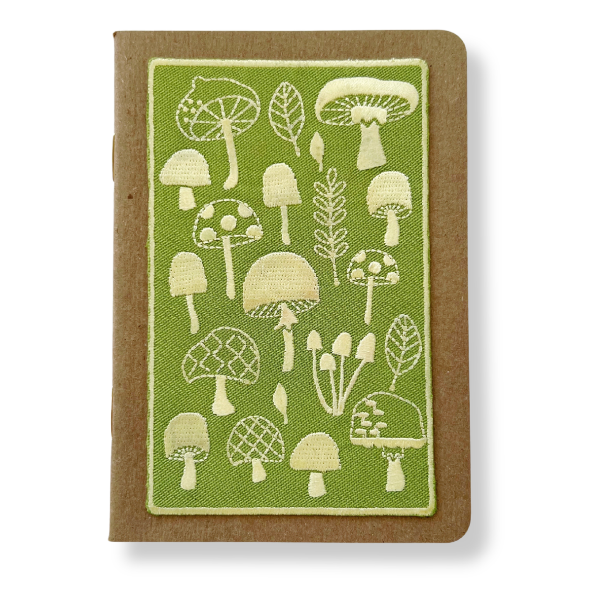 Mushrooms Embroidery Pocket Notebook