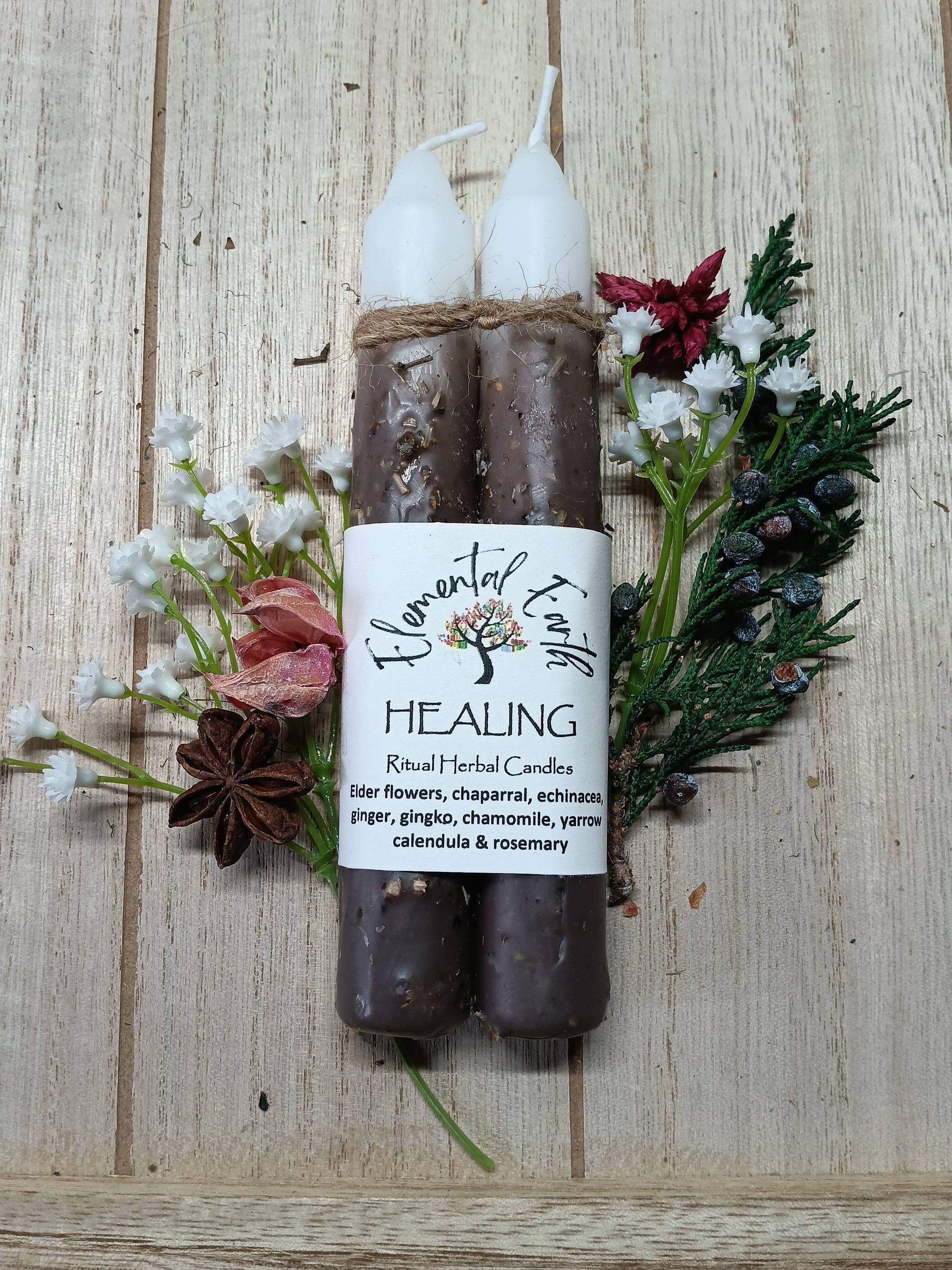 Healing Herbal Intention Candles