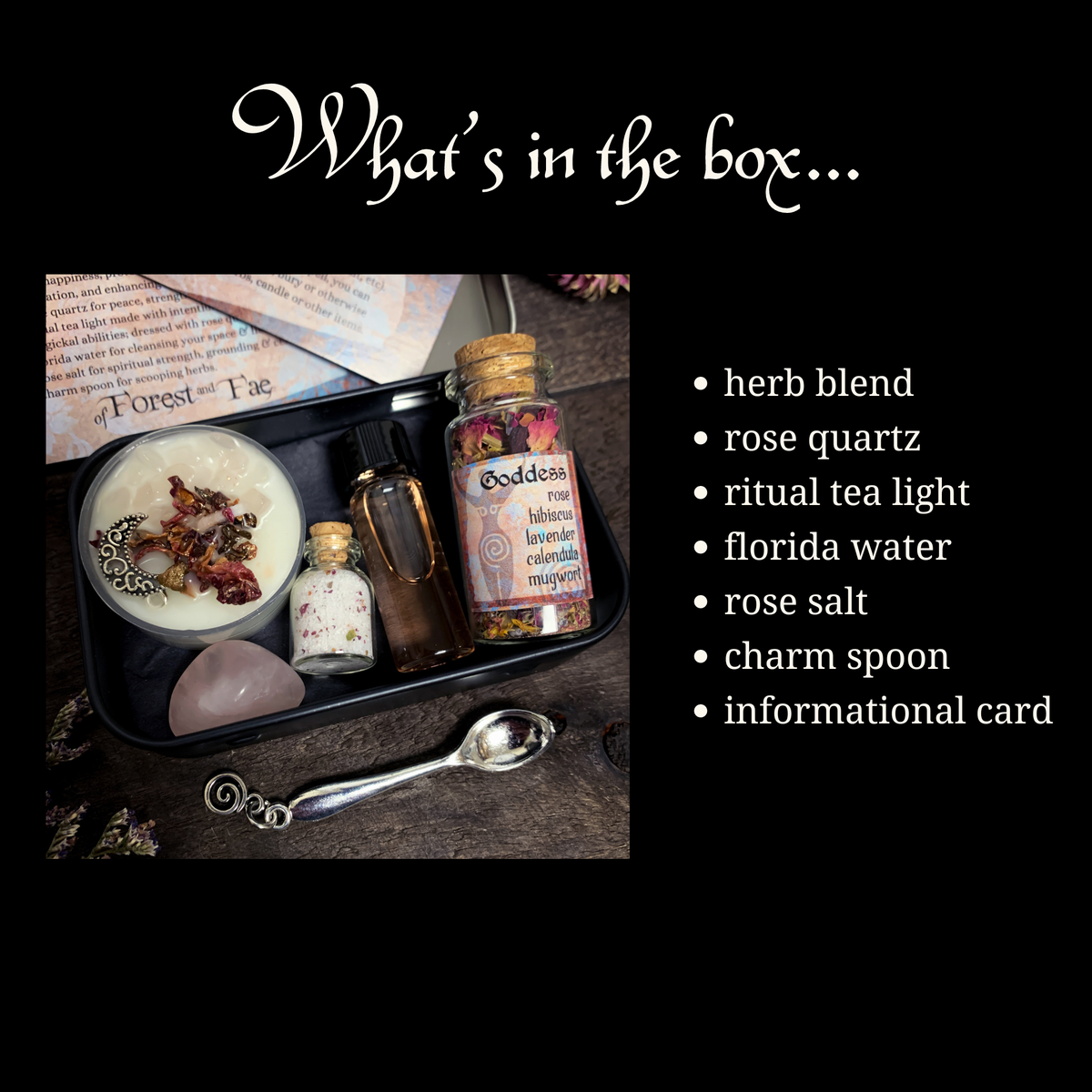Goddess Travel Altar: Witch Kit for Rituals and Spells
