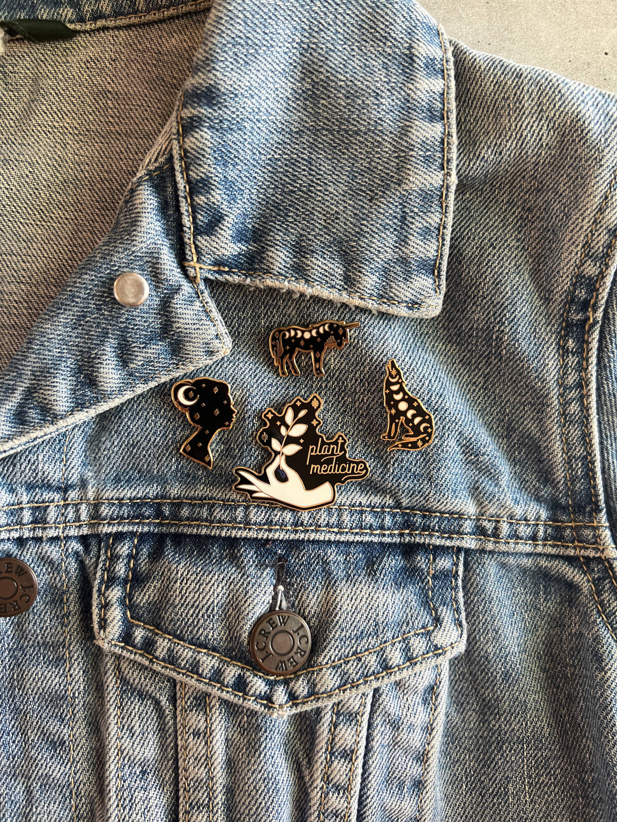 Plant Medicine Enamel Pin