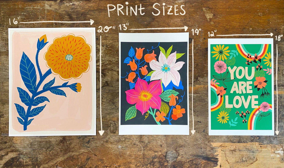 Grow Your Heart Art Print (8" x 10")