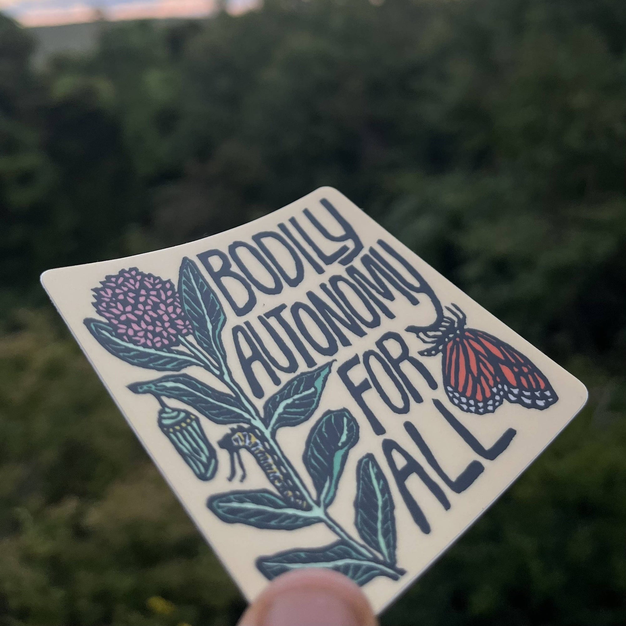 Bodily Autonomy For All Vinyl Sticker