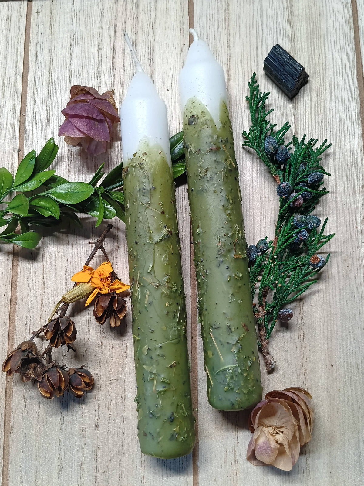 Money Herbal Intention Candles