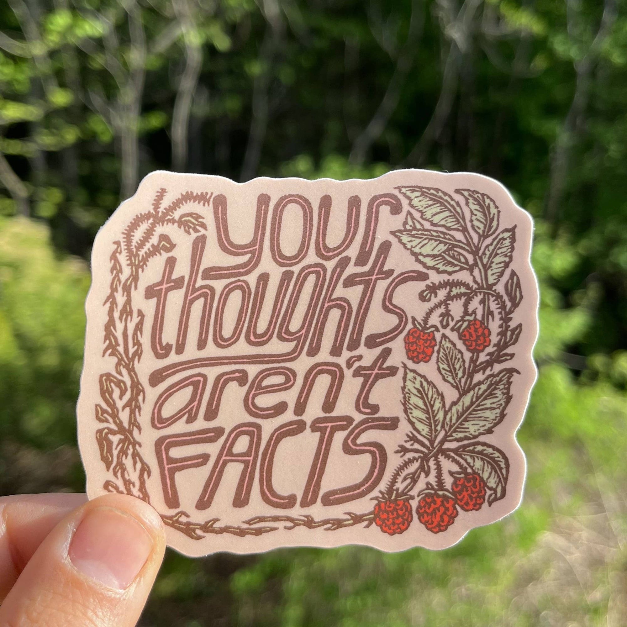 Your Thoughts Aren't Facts Sticker