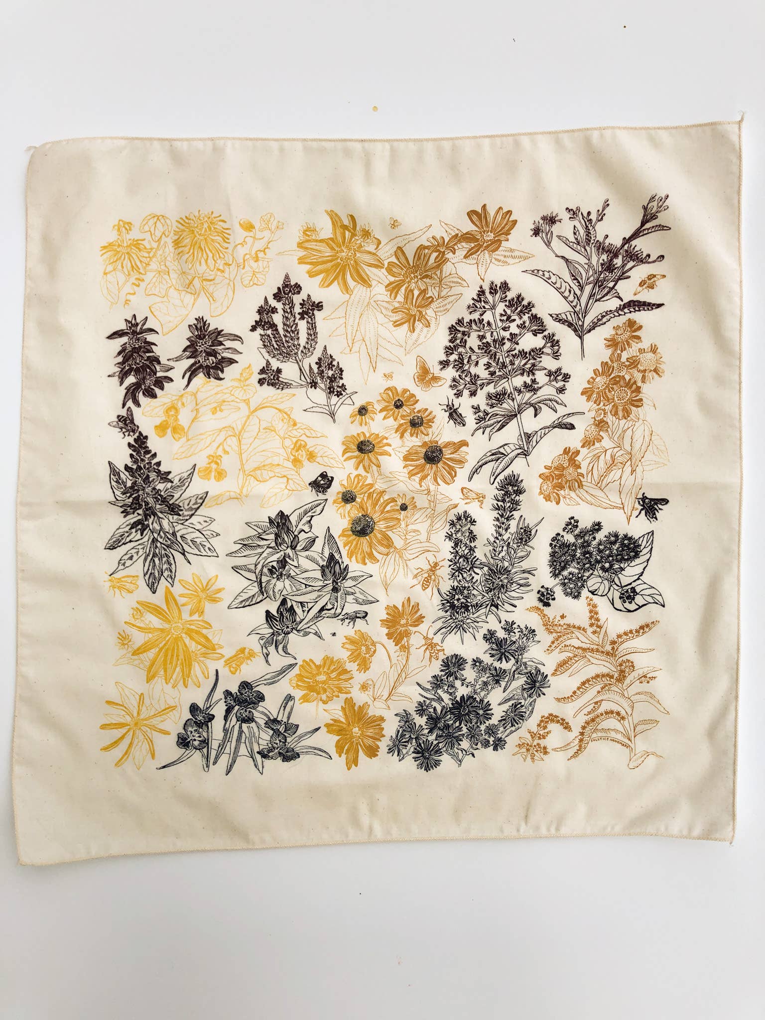 Autumn Wildflower Cotton Bandana