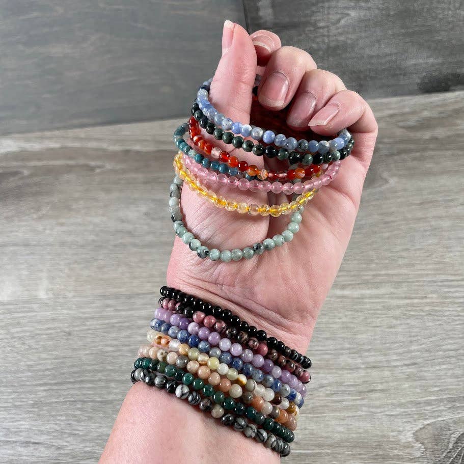 Tiger Eye Gemstone Beaded Bracelet